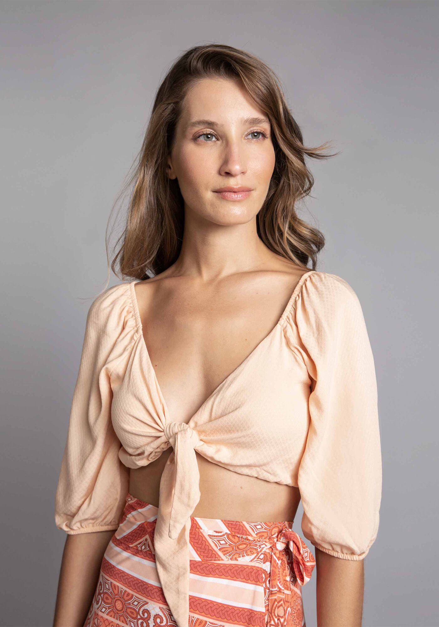 Blusa Cropped Amarra&ccedil;&atilde;o, , large.