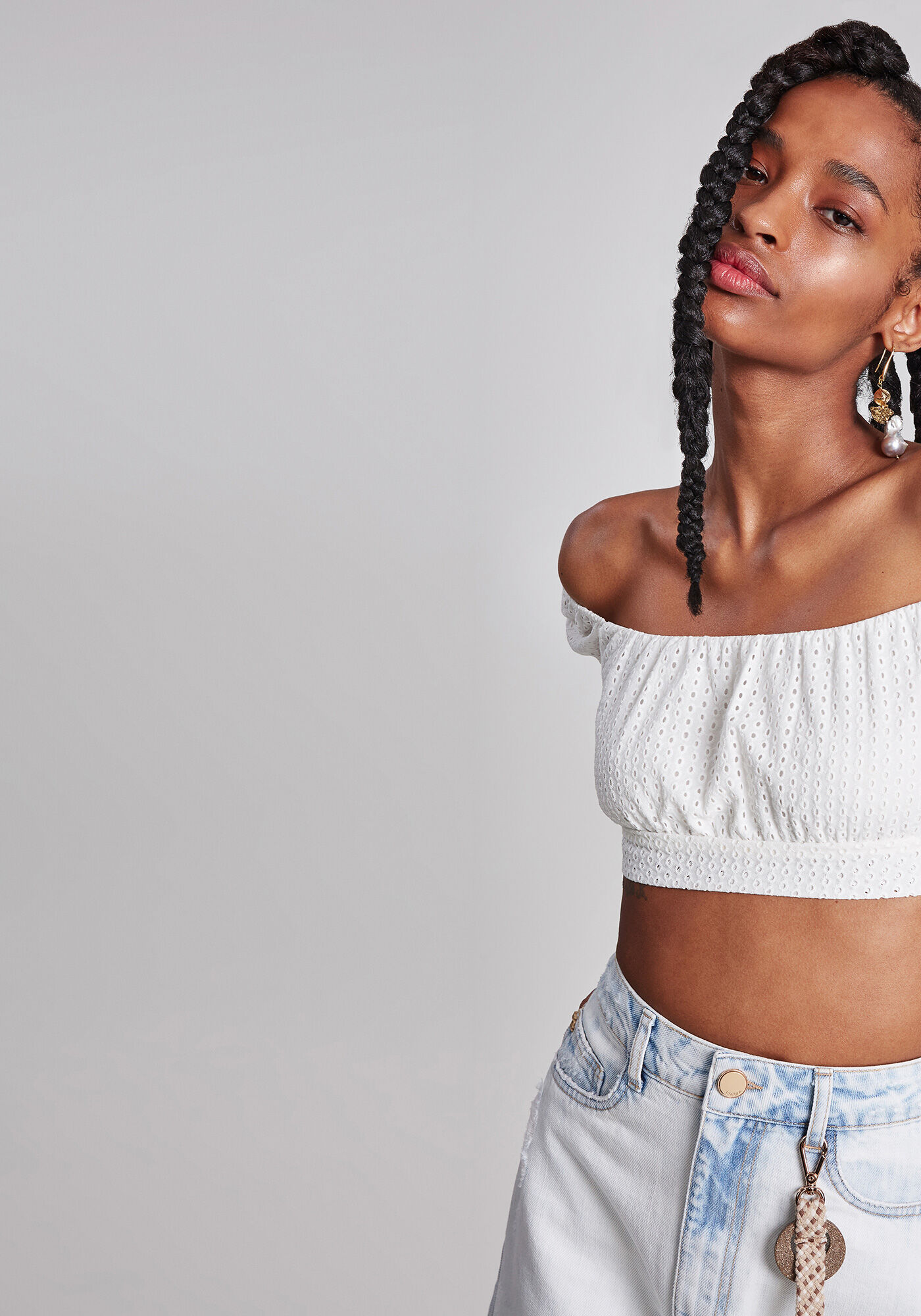 Blusa Cropped Amarra&ccedil;&atilde;o Laise, , large.