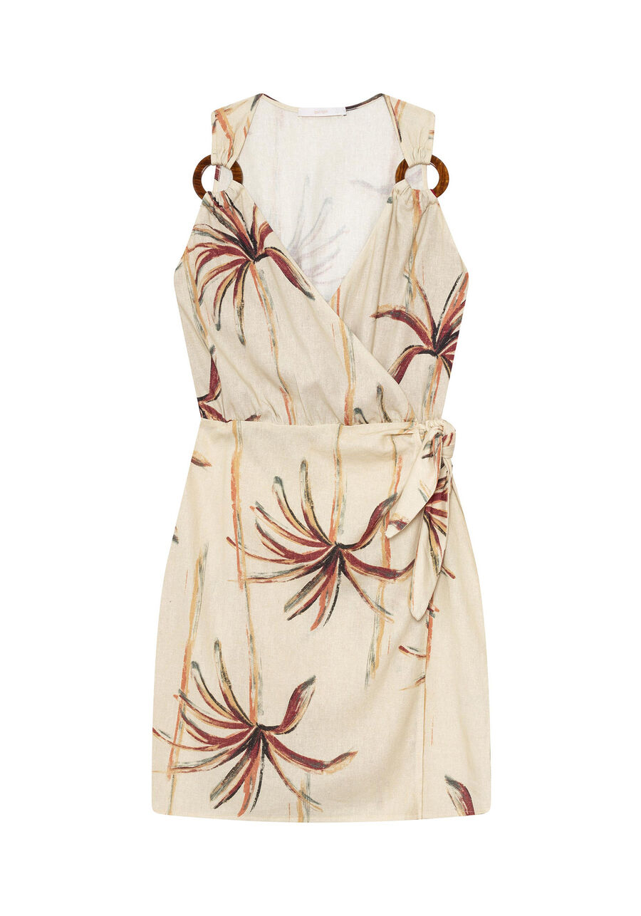 Vestido Curto Transpassado Argolas, . Vestido Curto Transpassado Argolas, , large.