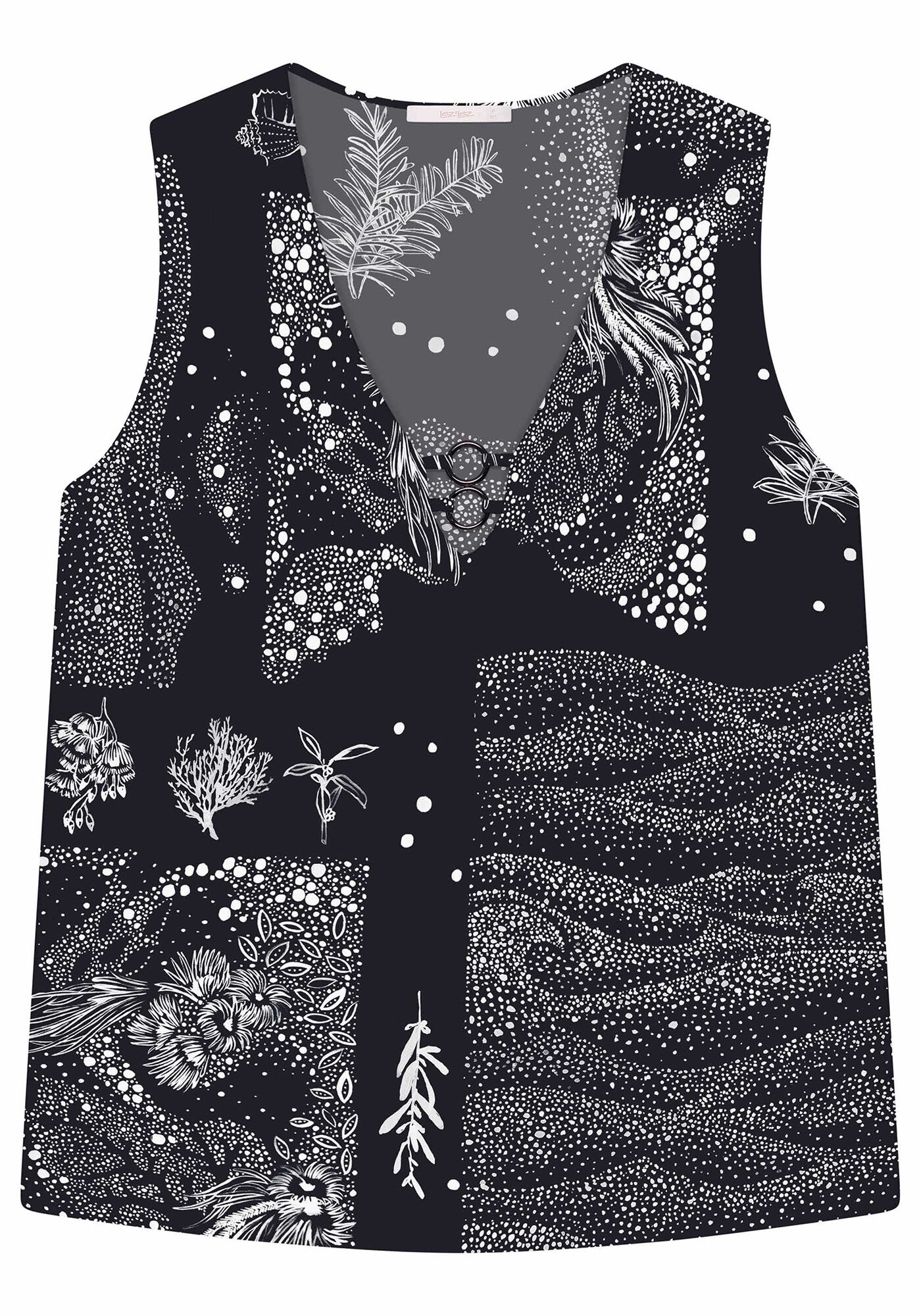 Blusa Argolas Estampa, , large.