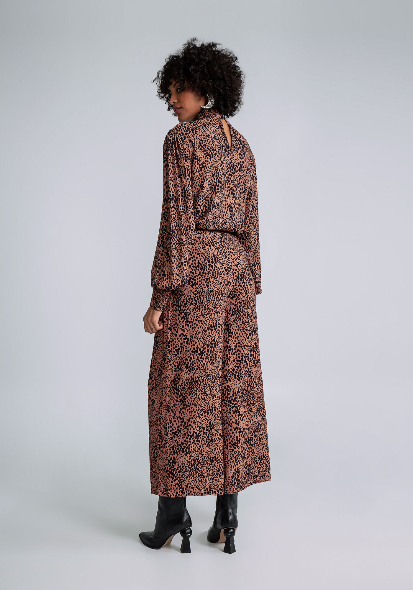 Cal&ccedil;a Pantacourt Cintura Alta Estampa, TEXTURA, large.