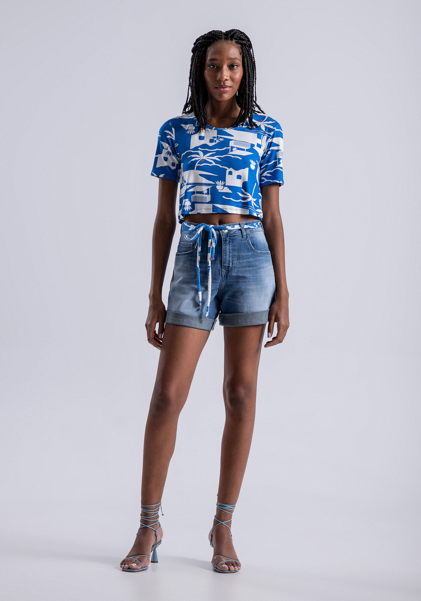 Blusa Cropped em Malha MVS Estampada, , large.