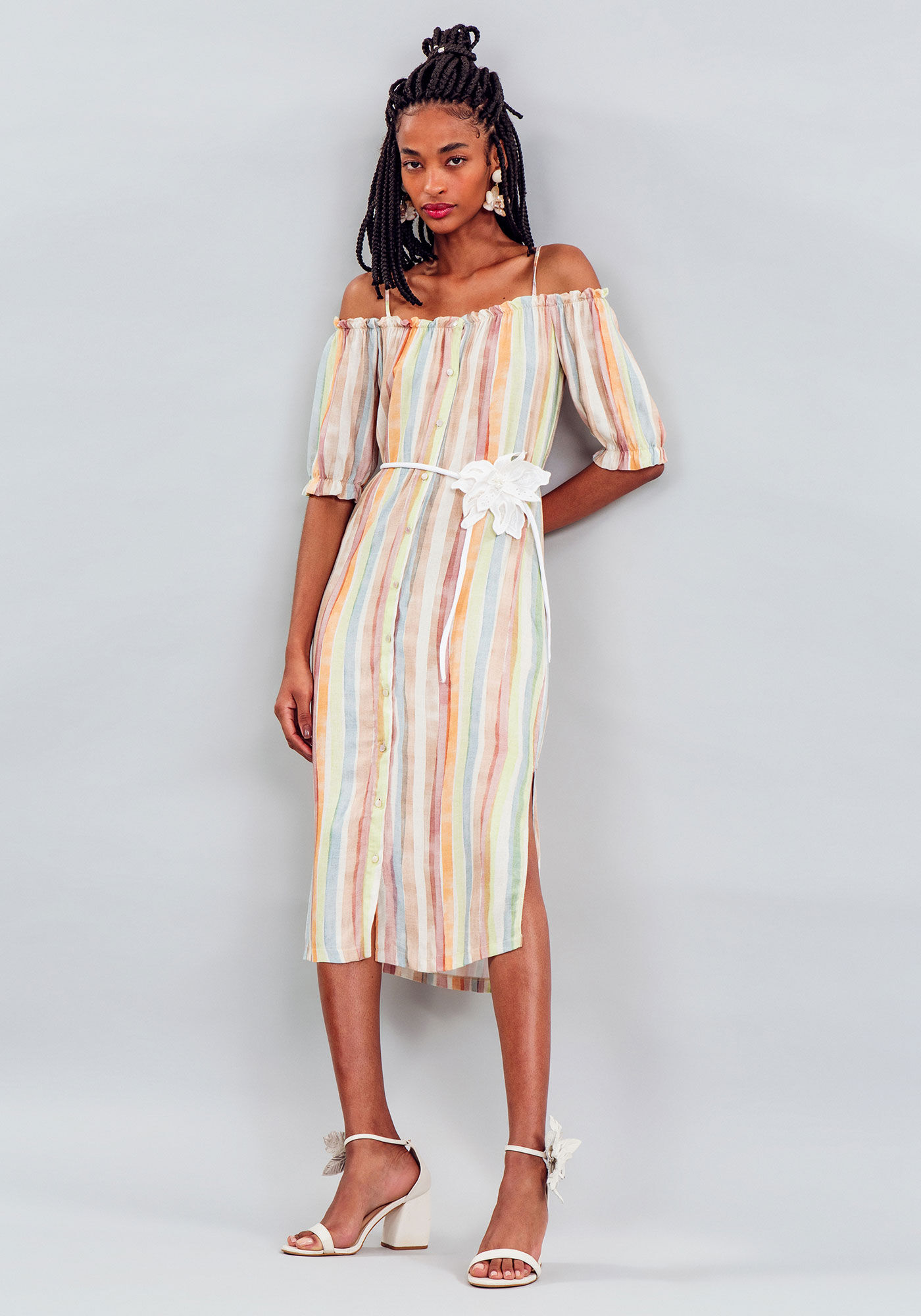 Vestido Midi Tecido Crepe Siena Midi, , large.