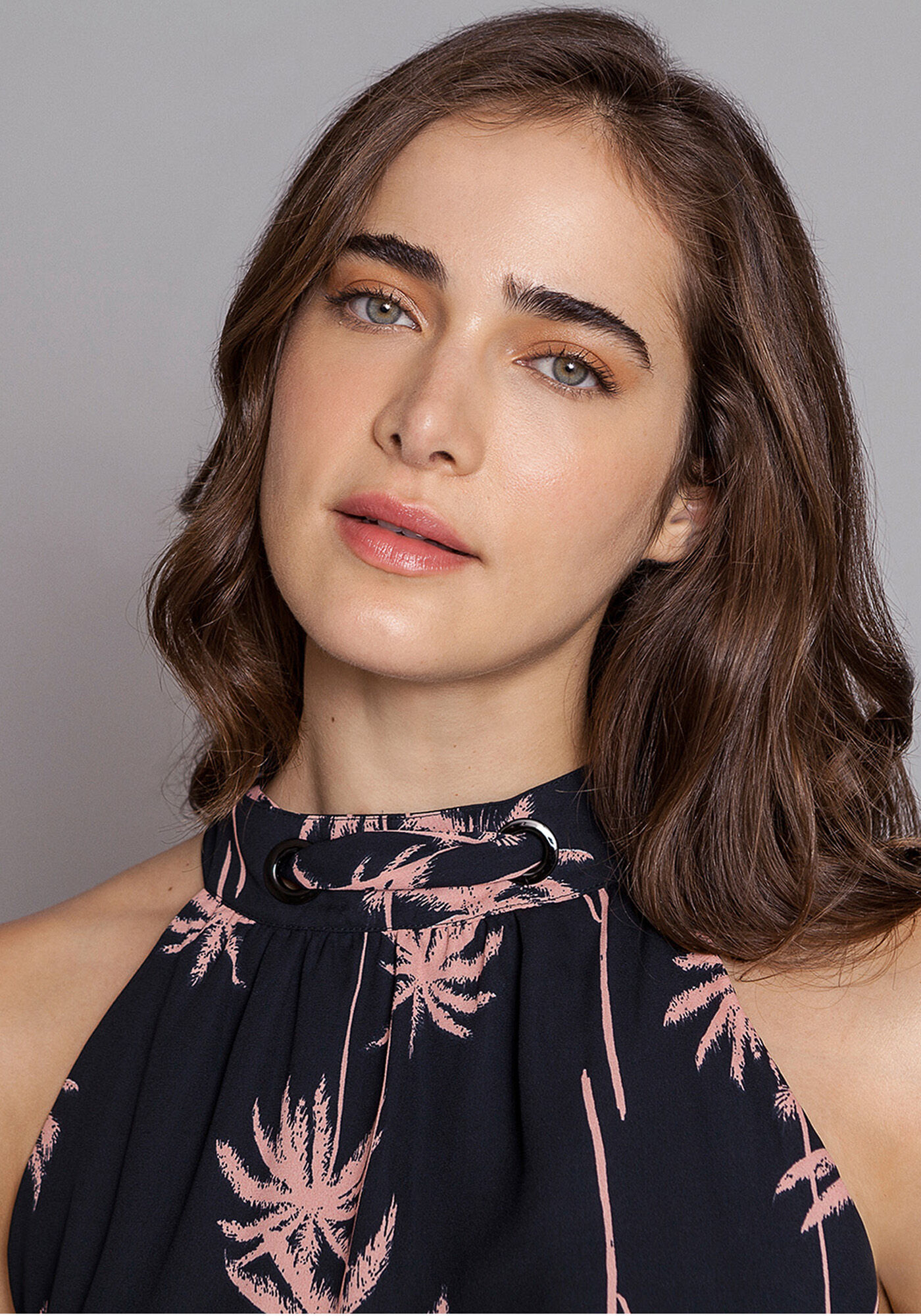 Blusa Gola Alta Estampada, , large.