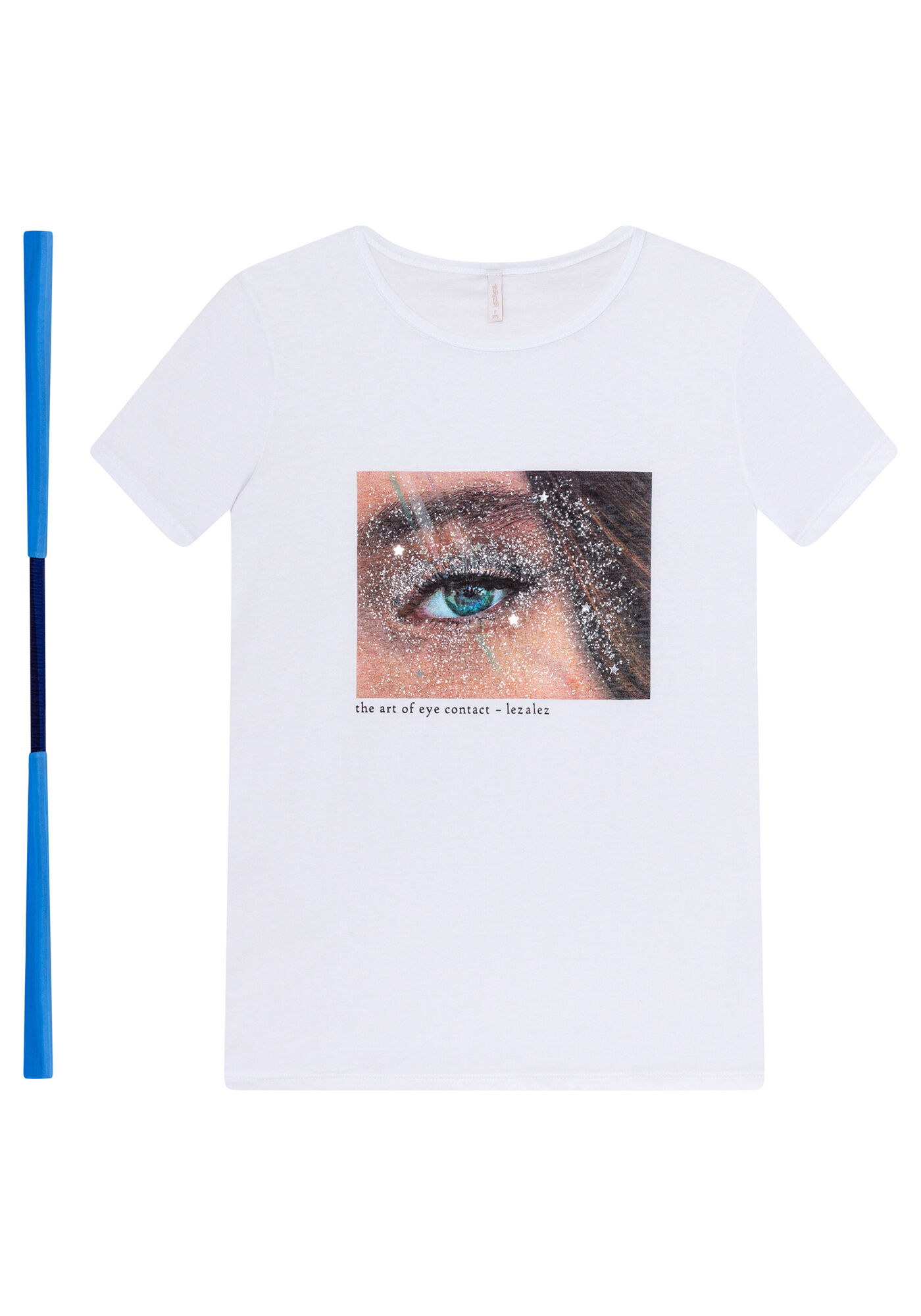 Blusa Glitter com Faixa, , large.