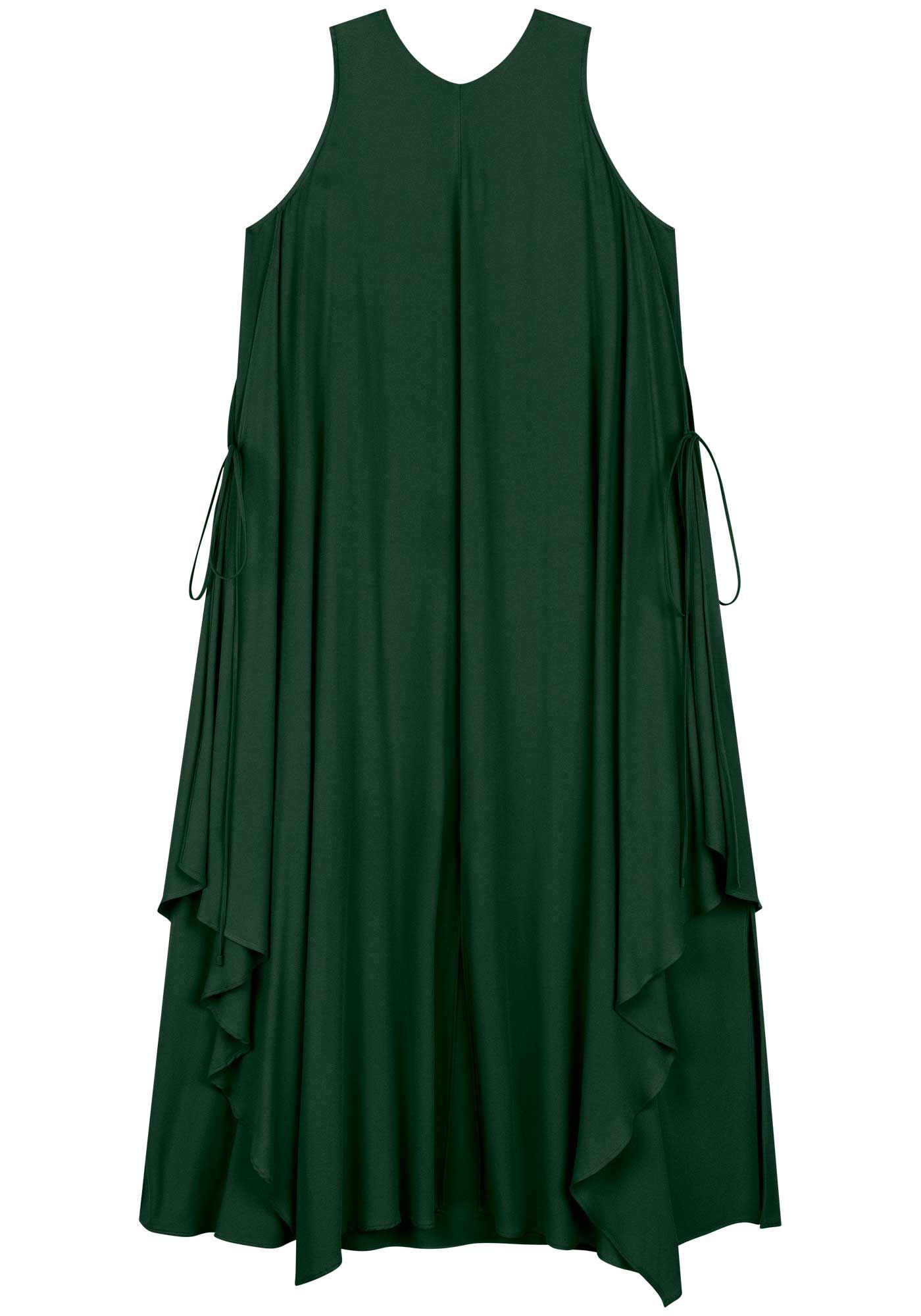 Vestido Ch&aacute; Fluido Com Amarra&ccedil;&atilde;o, , large.