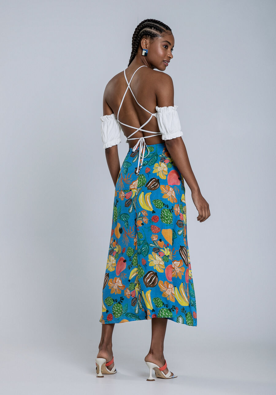 Blusa Cropped em Malha Canelada com Babados, . Blusa Cropped em Malha Canelada com Babados, , large.