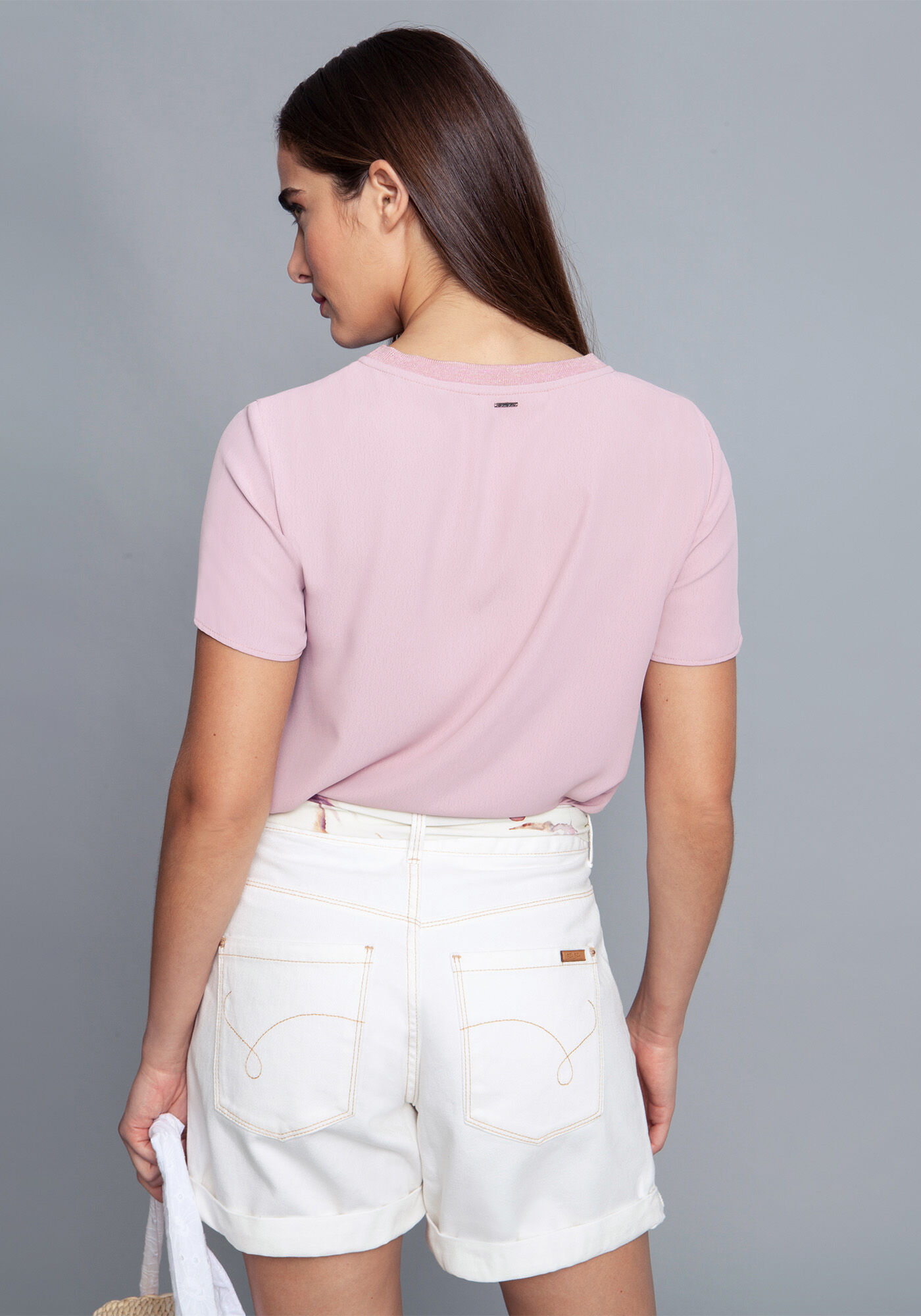 Blusa Tecido Poly Marocain, , large.