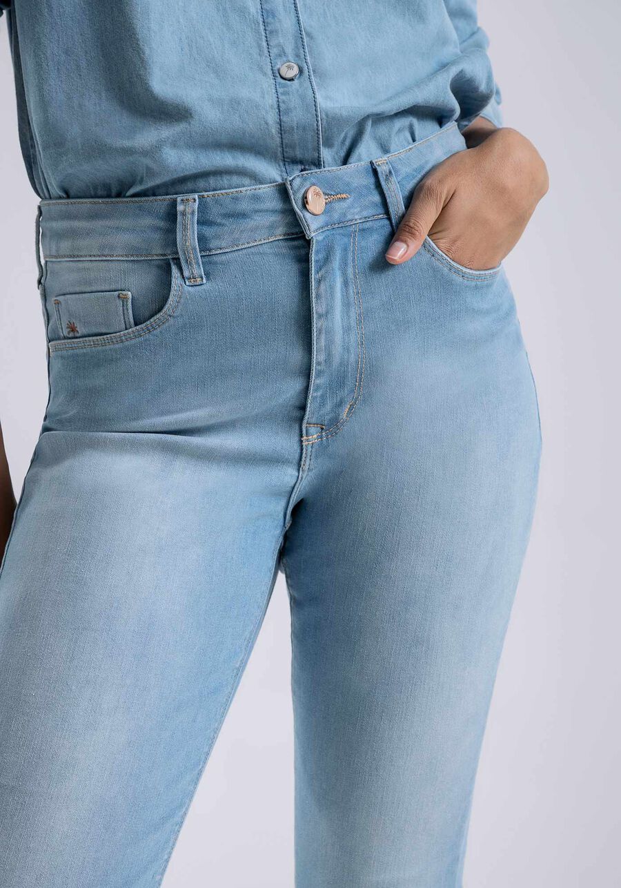 Calça Jeans Aruba Super Alta Every Day, JEANS. Calça Jeans Aruba Super Alta Every Day, JEANS, large.