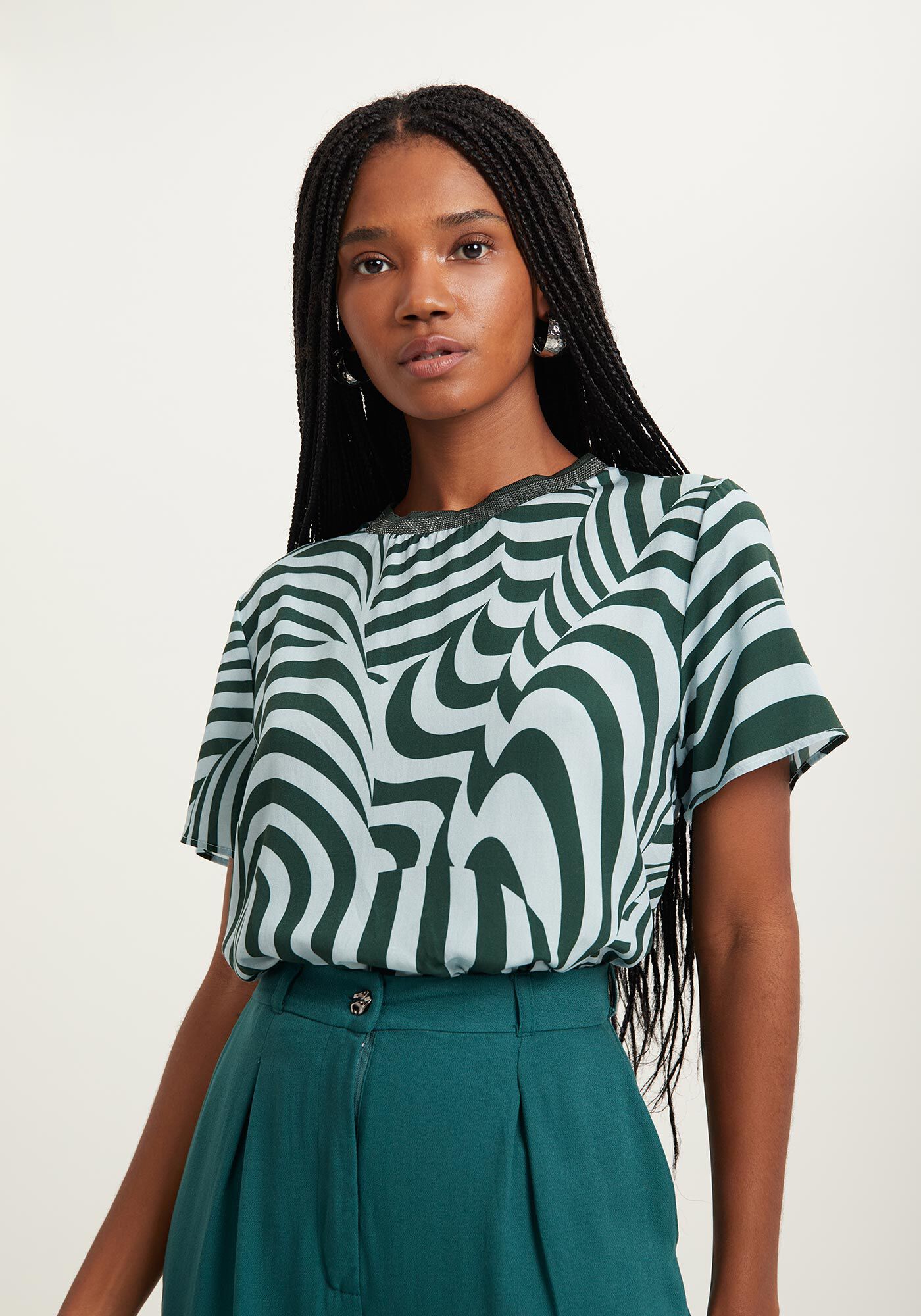 Blusa Tecido Rayon Bali, , large.