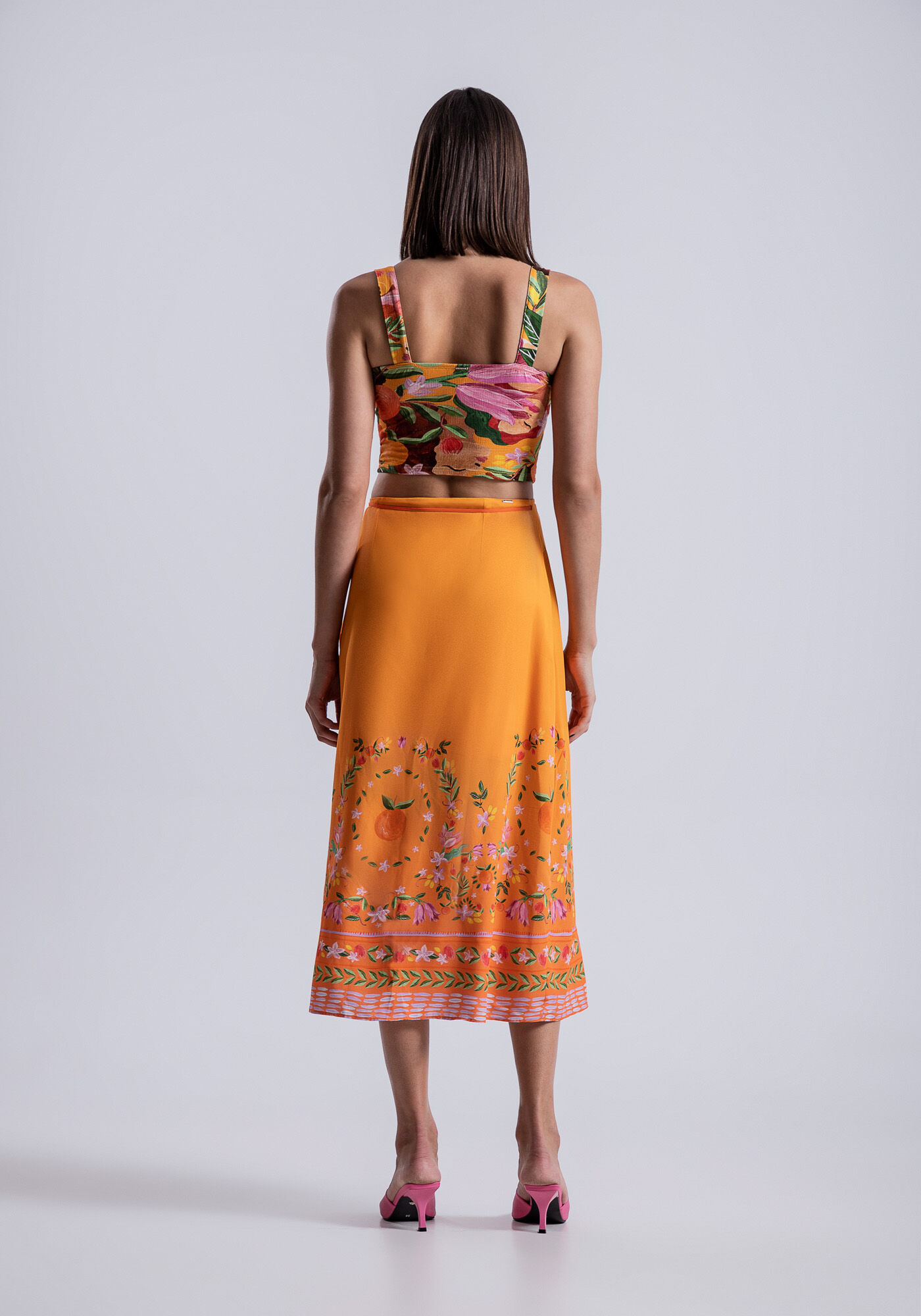 Blusa Cropped em Malha Vicenza com Recorte Busto, , large.