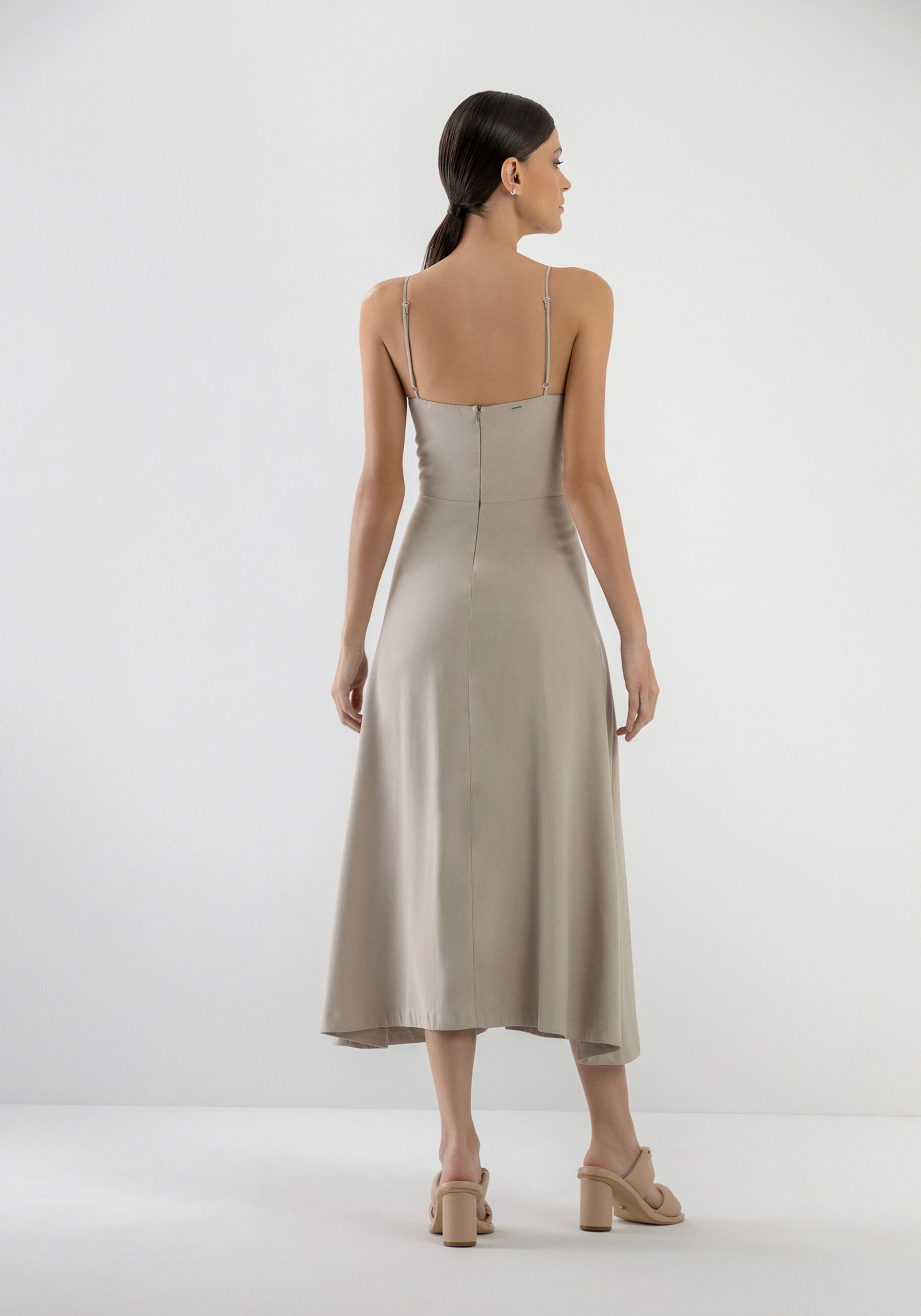 Vestido Midi com Detalhe Alças, . Vestido Midi com Detalhe Alças, , large.