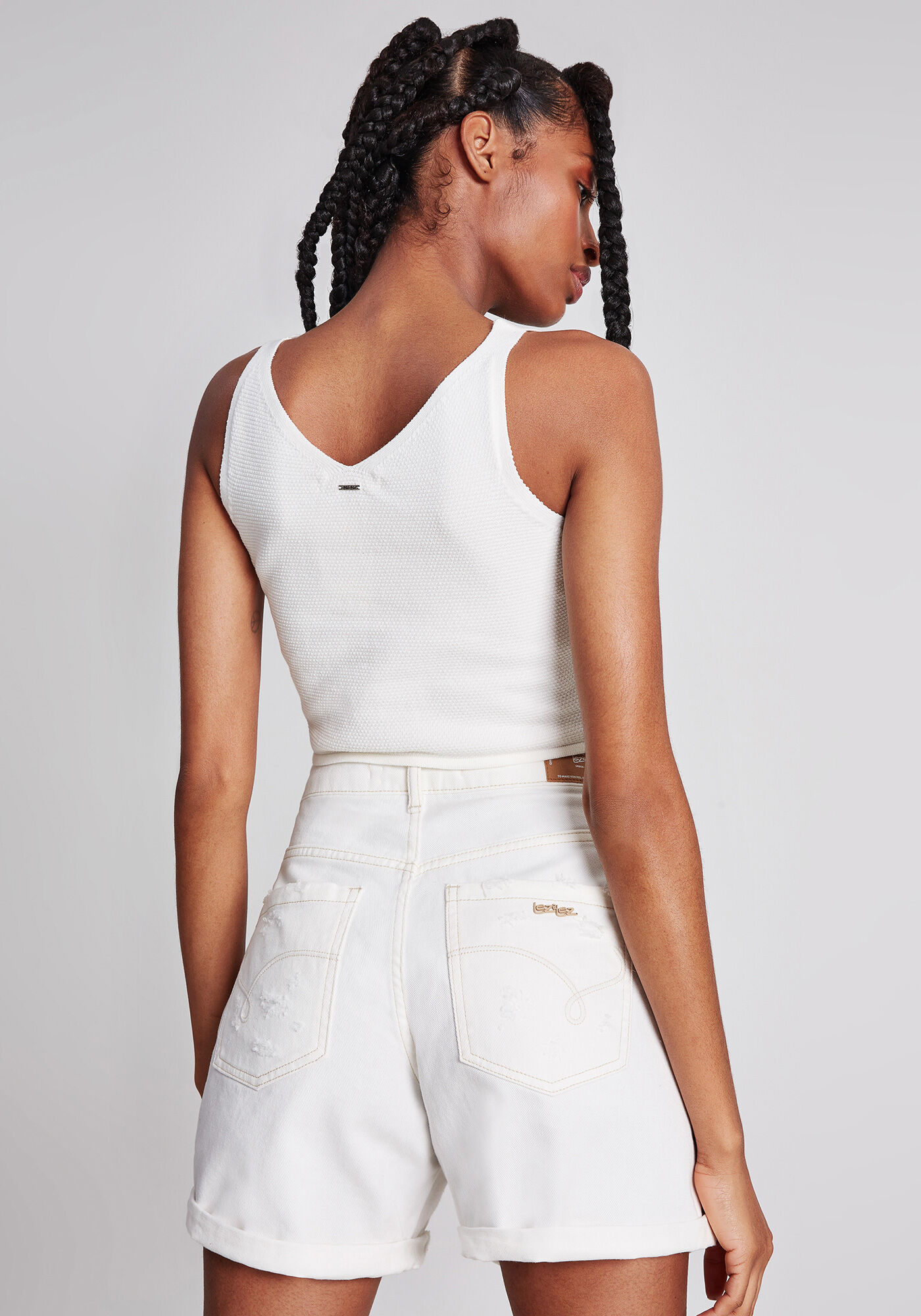 Bermuda Jeans Boyfriend Venice, , large.