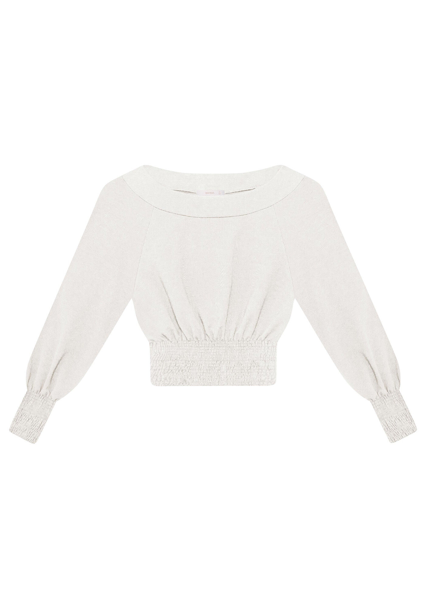 Blusa Cropped Manga Longa, , large.