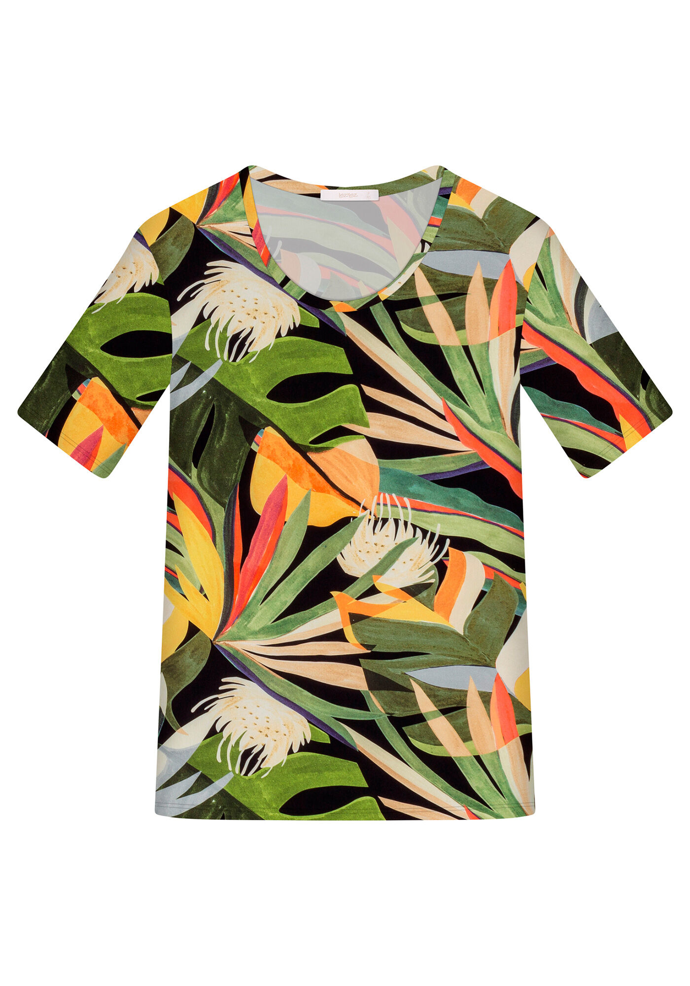 Blusa Manga Curta Estampa, , large.