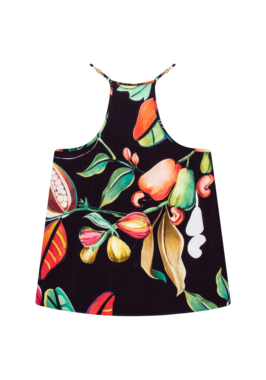Blusa com Alças Estampa, . Blusa com Alças Estampa, , large.