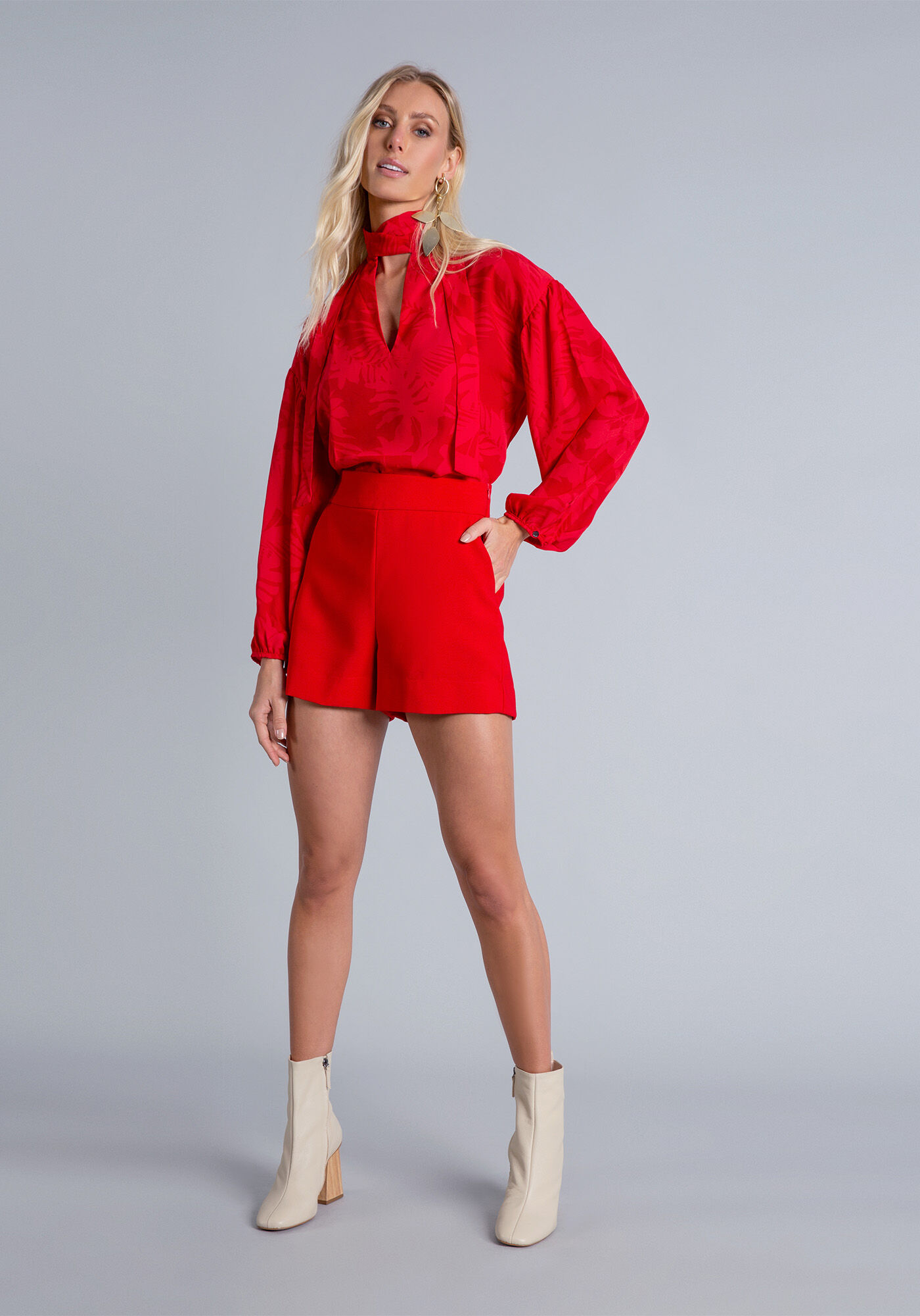 Blusa Manga Longa Bufante, , large.