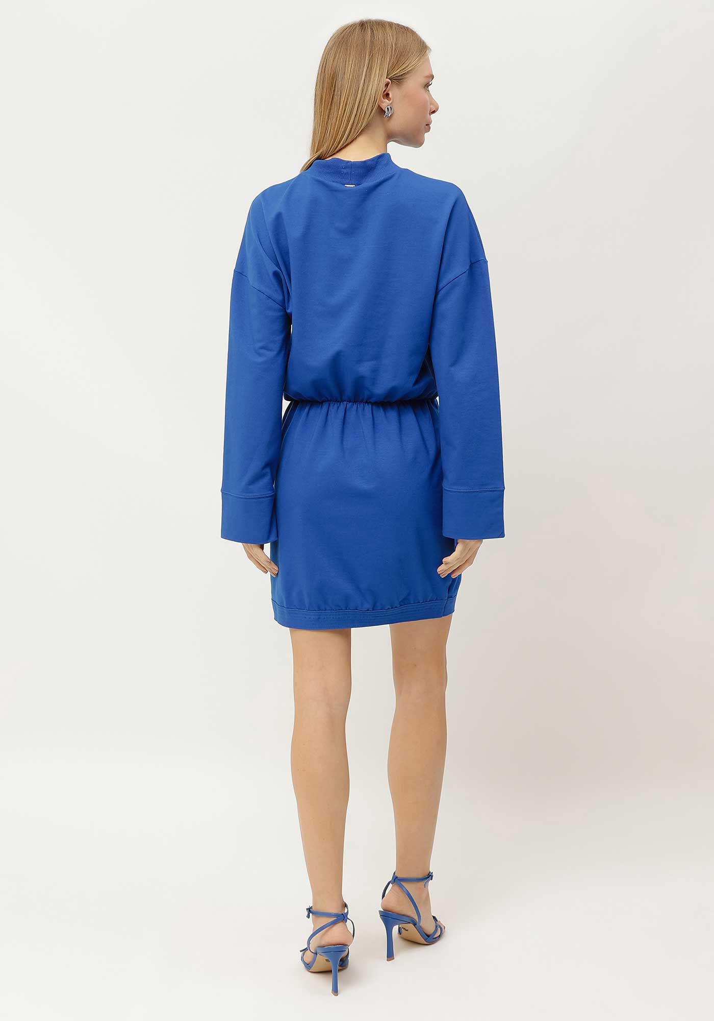 Vestido Curto Manga Longa em Molecotton, , large.