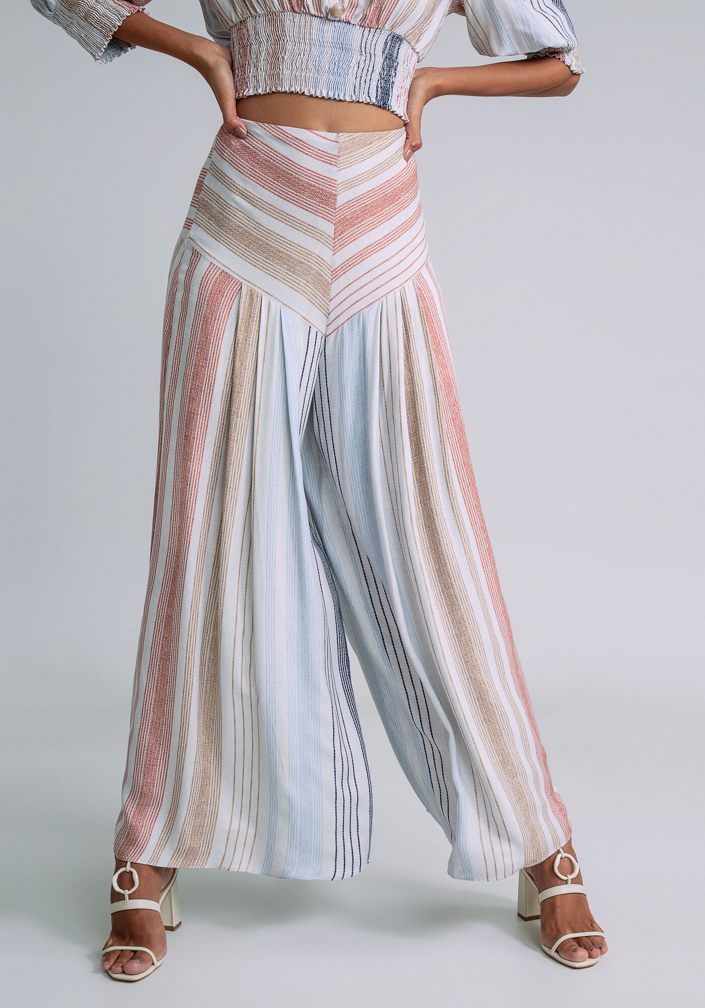 Cal&ccedil;a Cintura Alta Pantalona Estampa, DESCANSO, large.