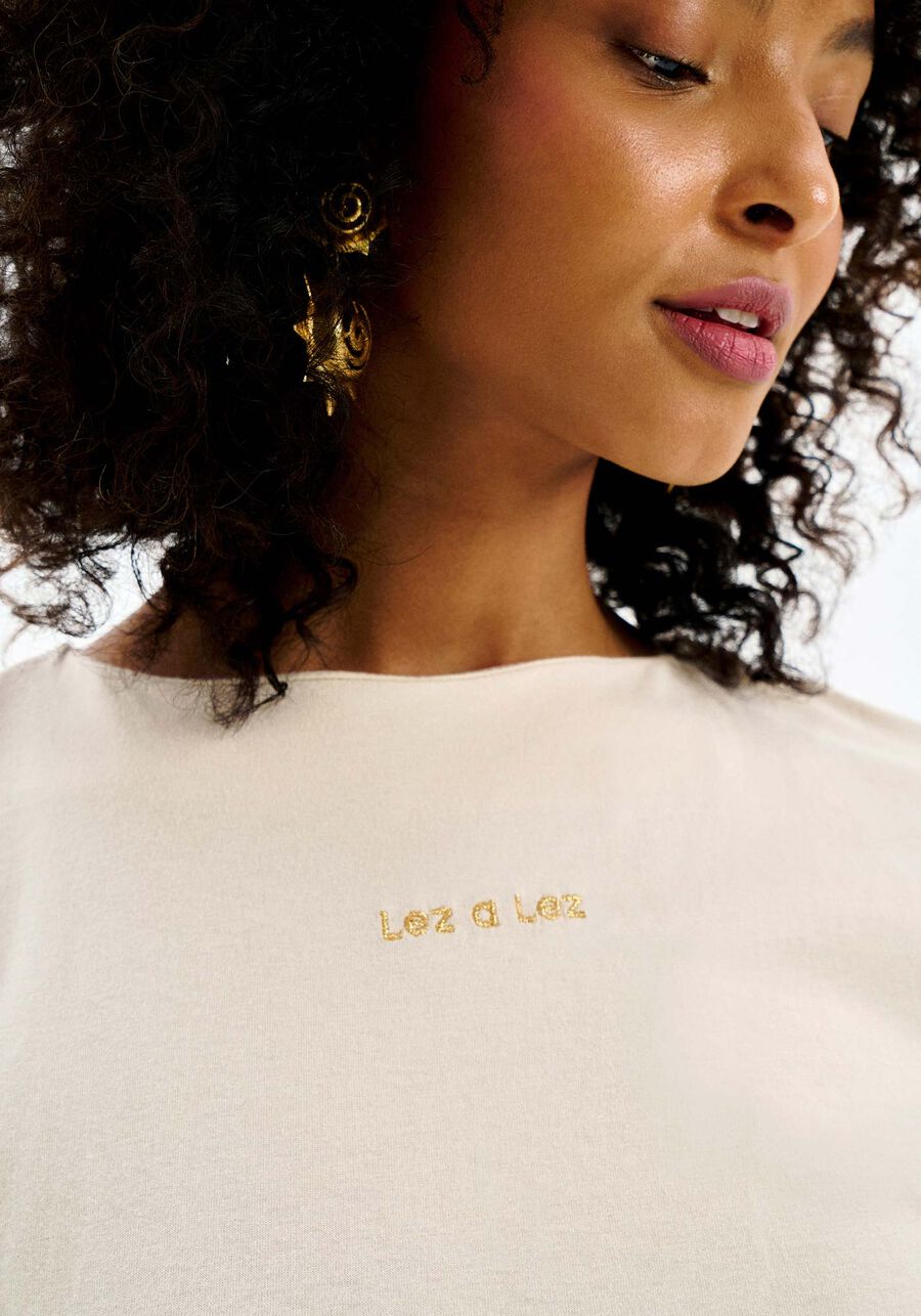 T-shirt Muscle Tee em Malha com Bordado Lurex, . T-shirt Muscle Tee em Malha com Bordado Lurex, , large.