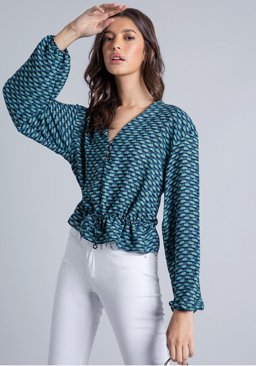 Blusa Manga Longa Amarração, . Blusa Manga Longa Amarração, , large.