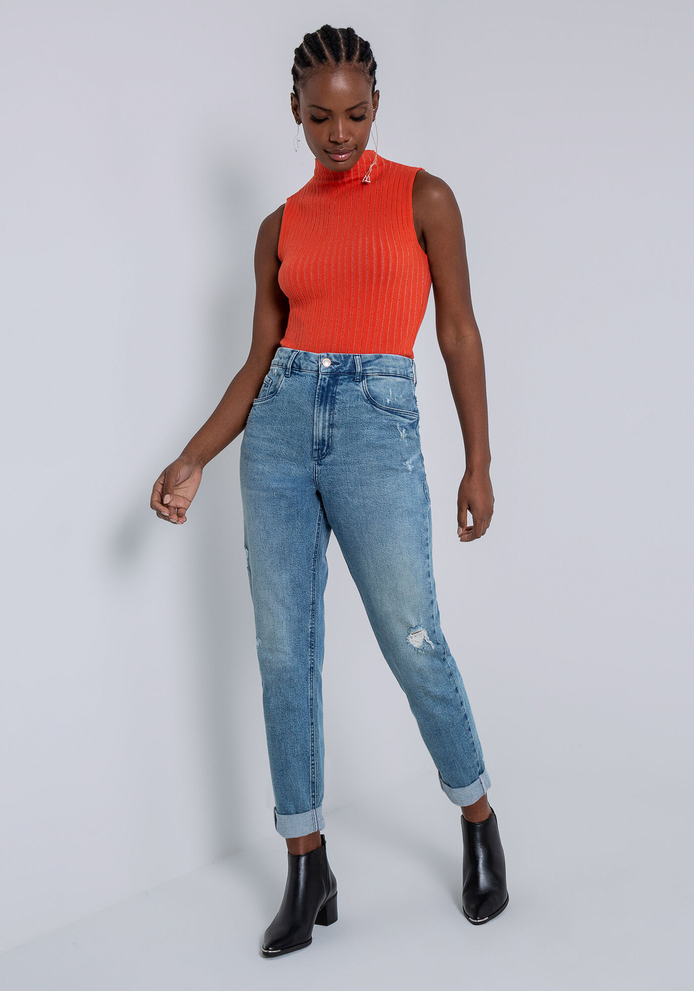 Calca clearance jeans elastano
