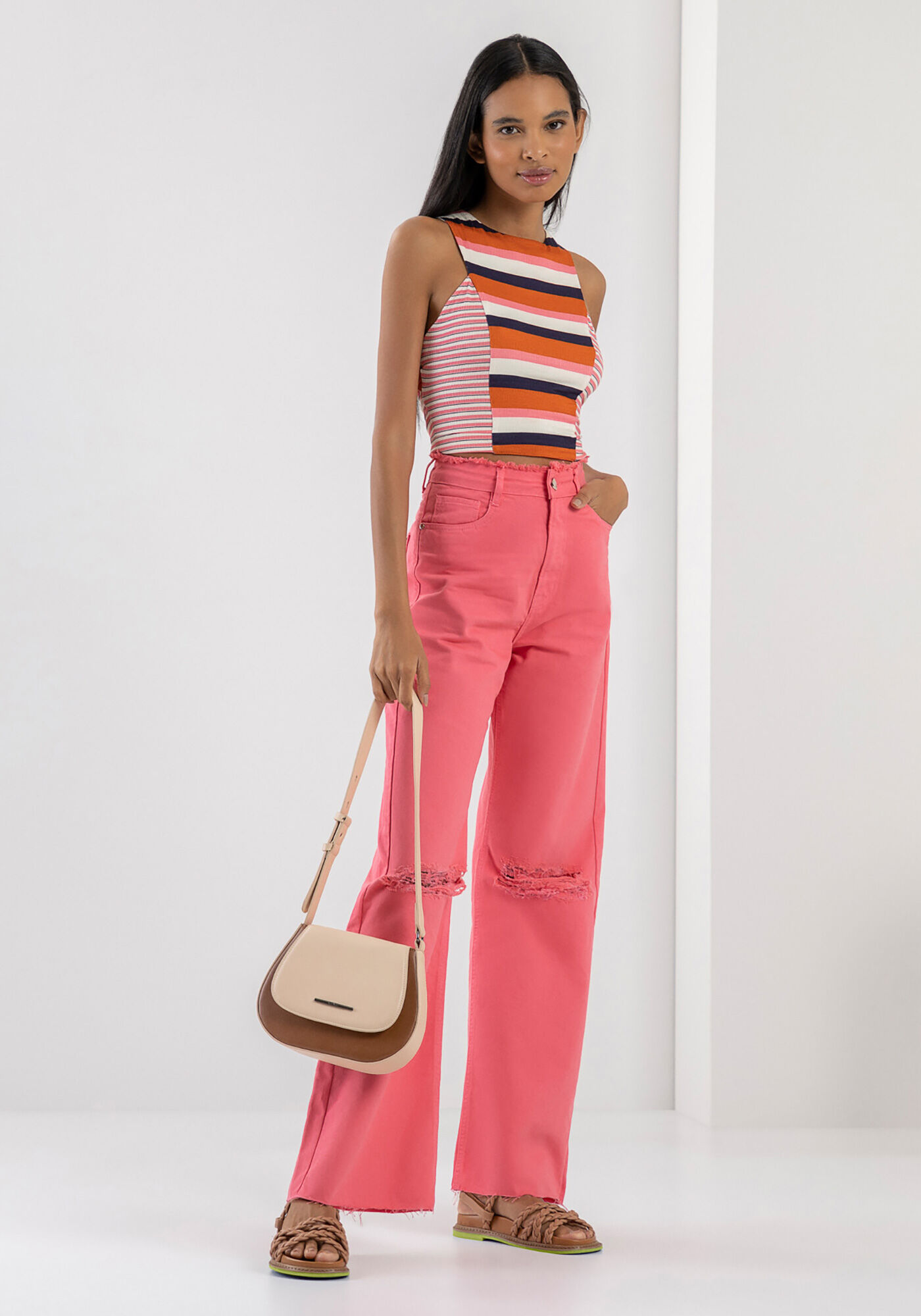 Blusa estampada sales cruzada zara