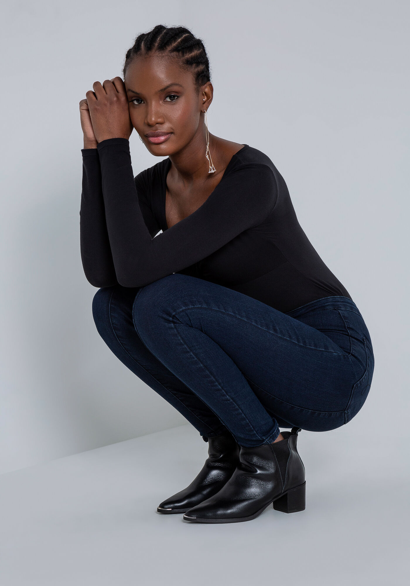 Calça jegging cintura alta hotsell