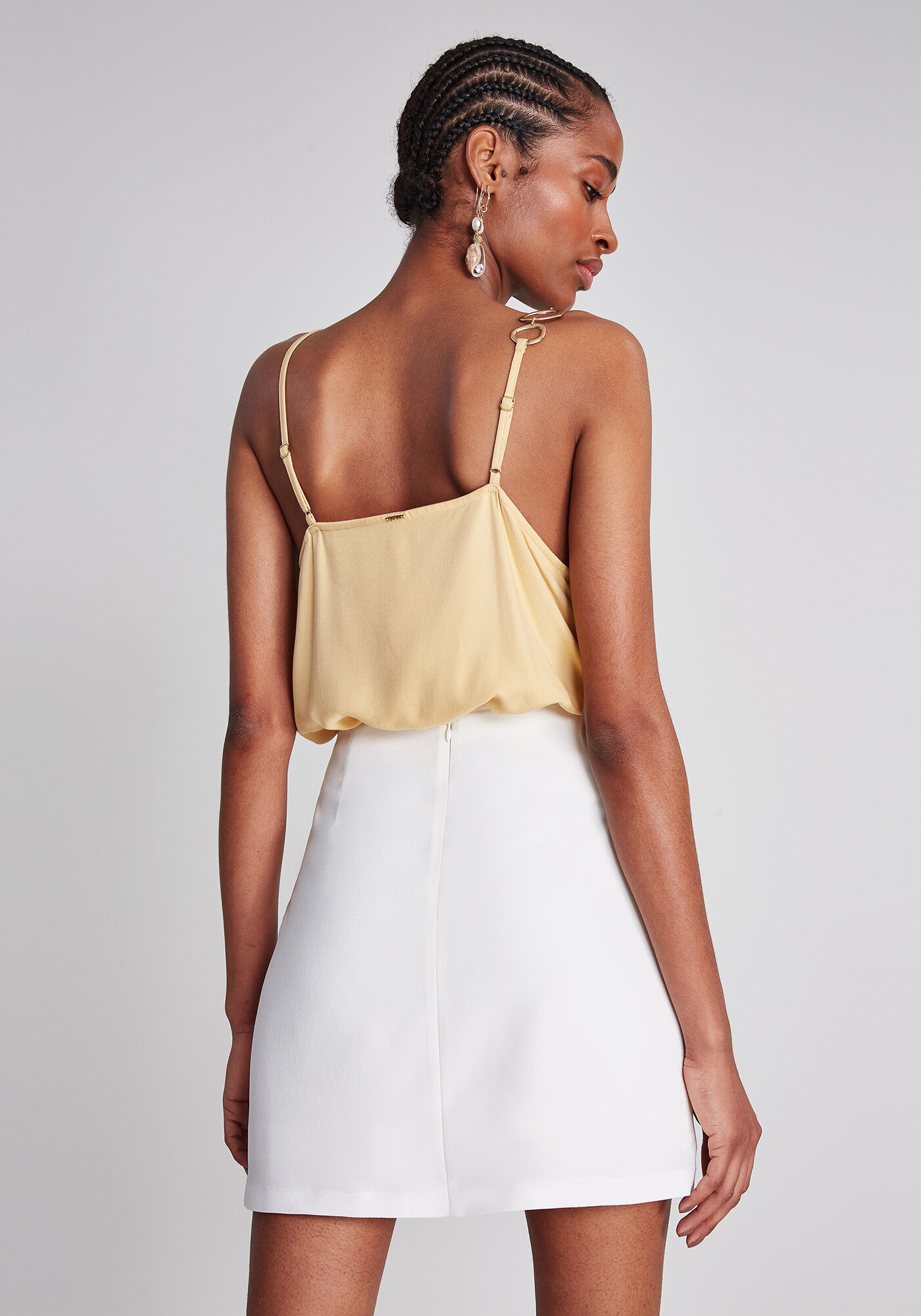 Saia Cintura Alta C&oacute;s Assim&eacute;trico, , large.