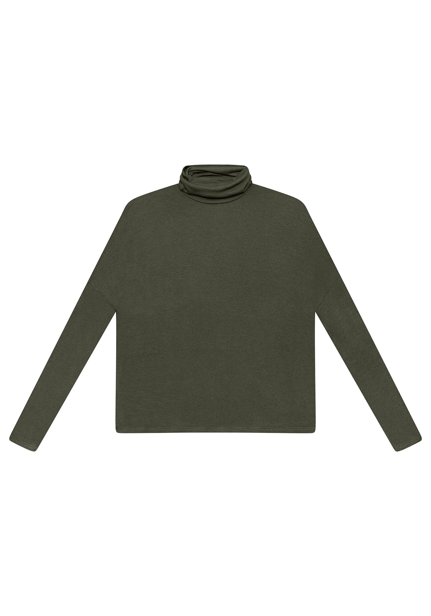 Blusa Manga Longa Gola Alta, , large.