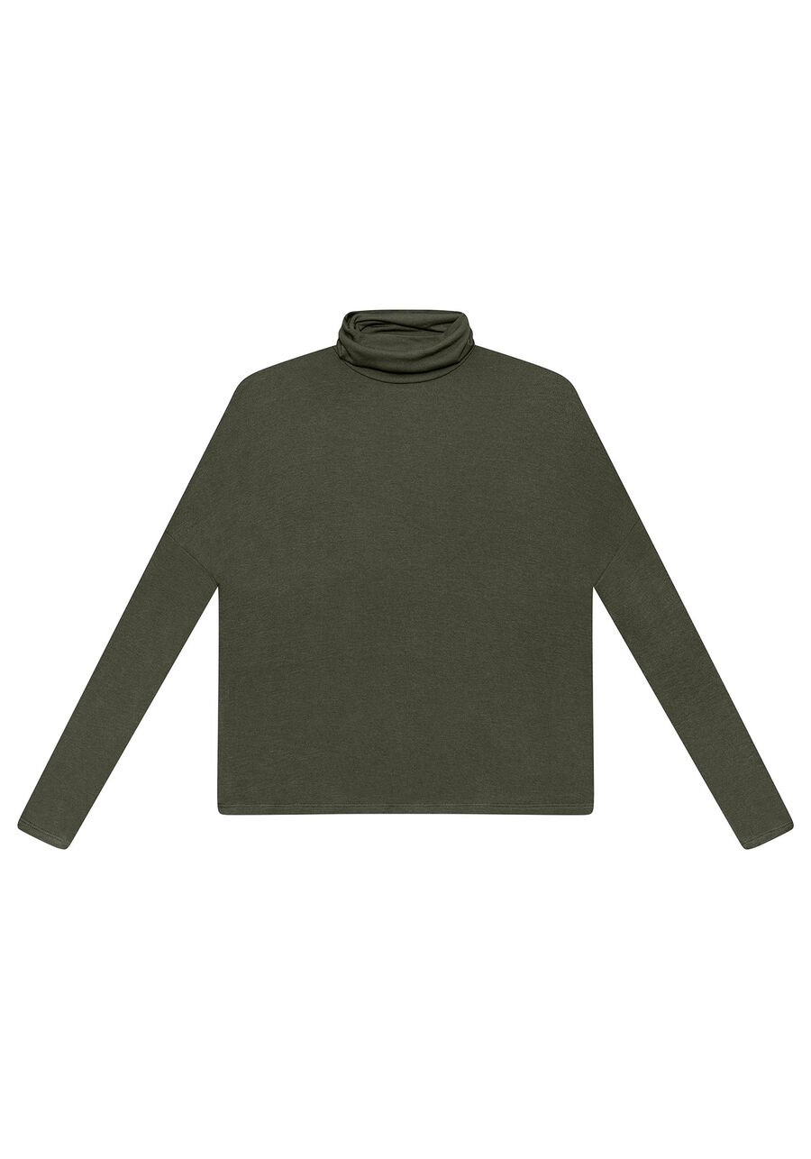 Blusa Manga Longa Gola Alta, . Blusa Manga Longa Gola Alta, , large.