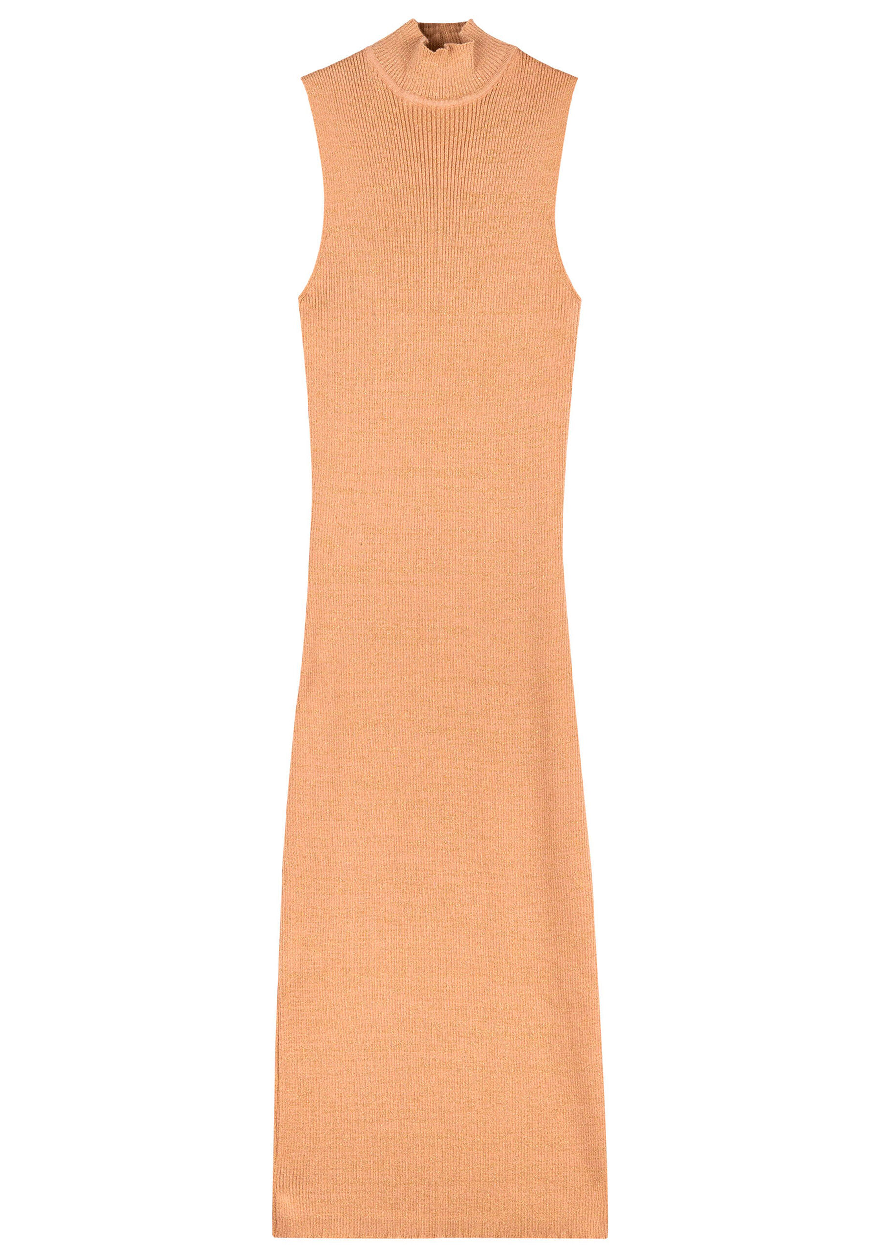 Vestido Midi Justo em Tricô com Gola Alta Lez a Lez