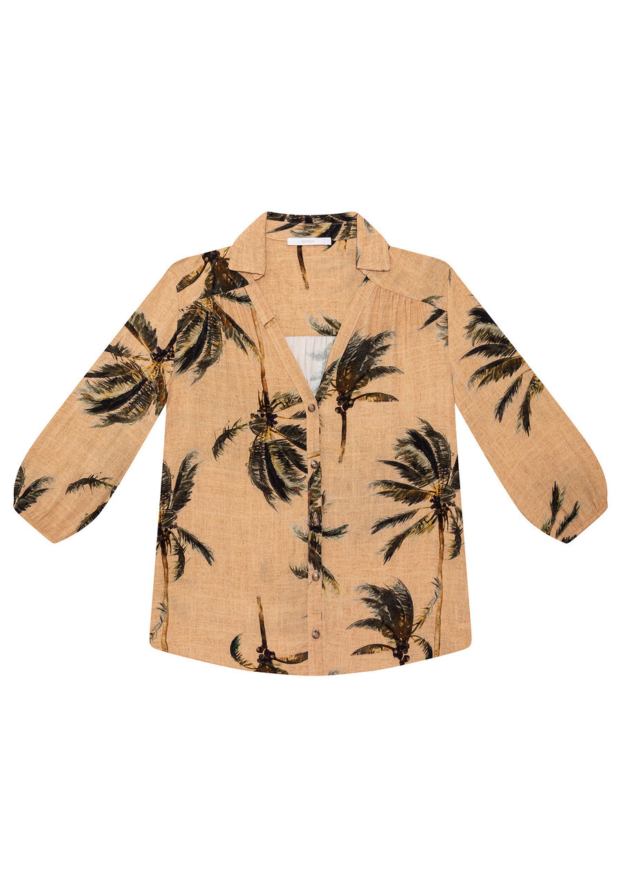 Camisa Manga 3/4 Bufante, . Camisa Manga 3/4 Bufante, , large.