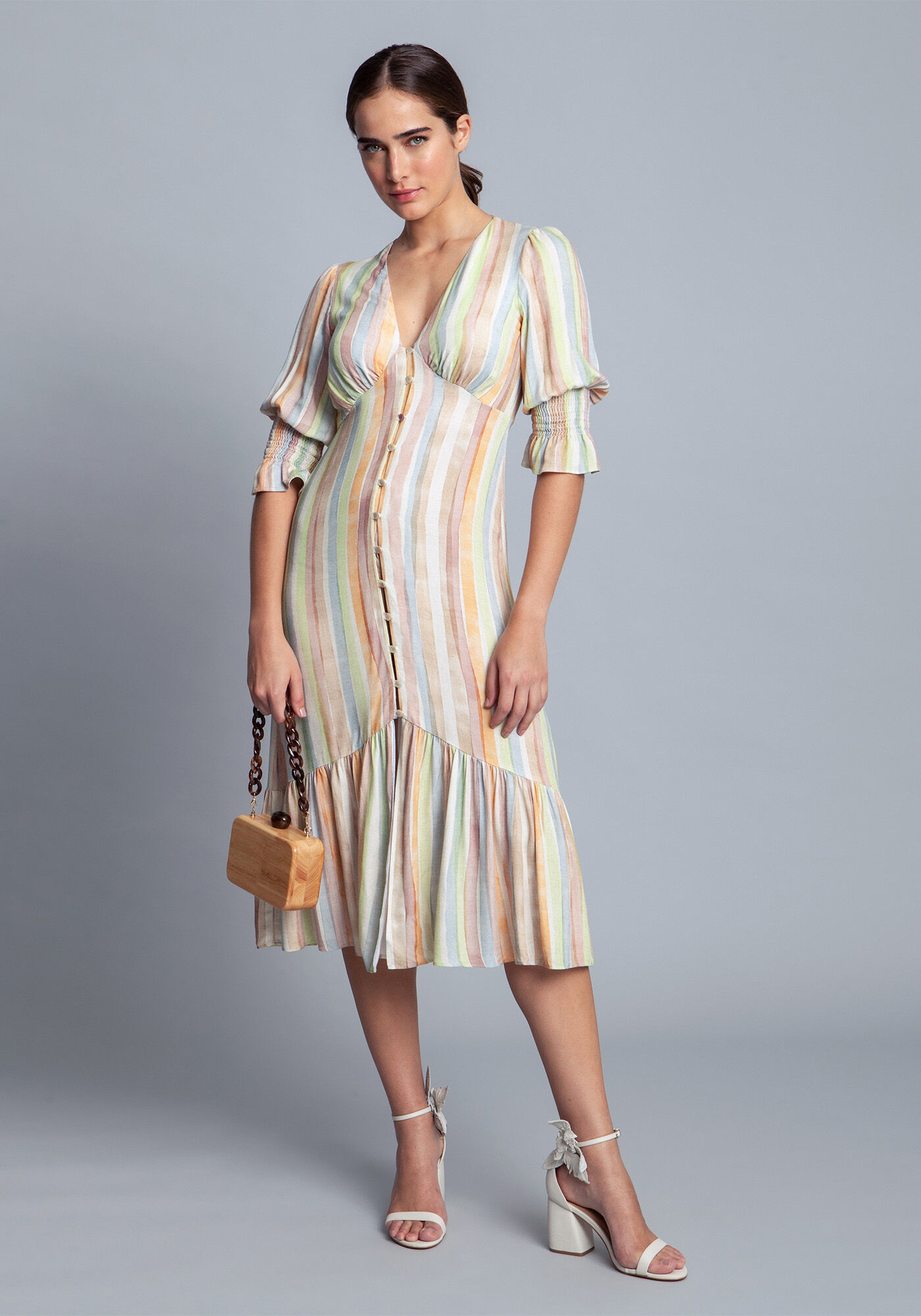 Vestido Tecido Crepe Siena, , large.