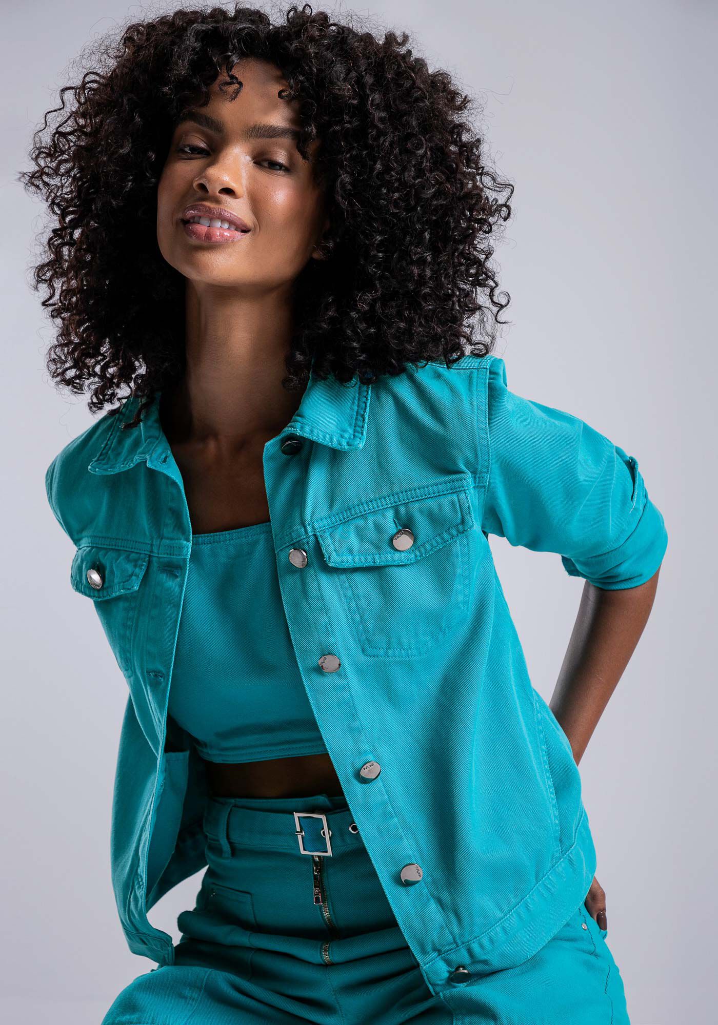 Jaqueta Sarja Color, , large.