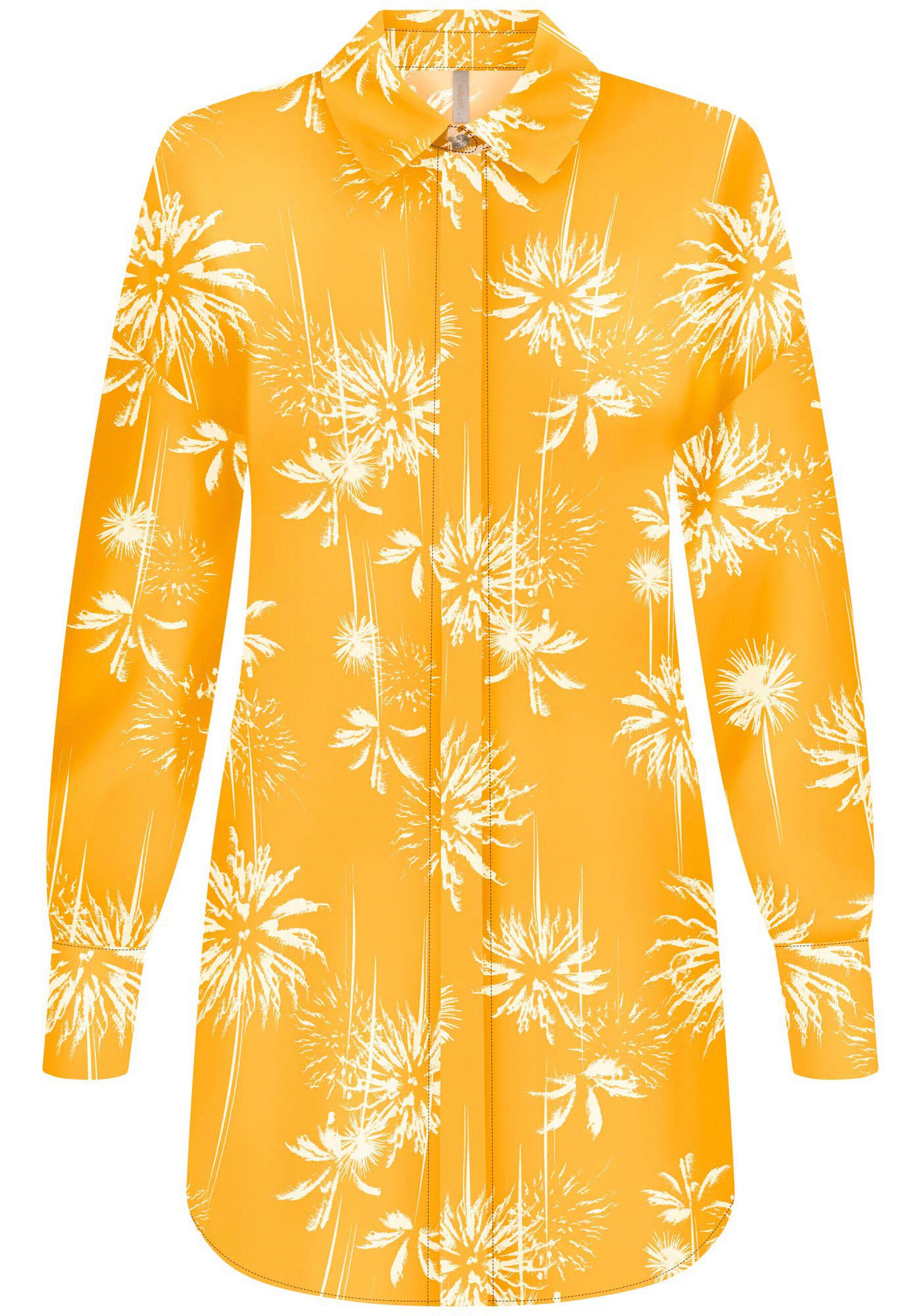 Camisa Alongada Manga Longa Estampada, . Camisa Alongada Manga Longa Estampada, , large.