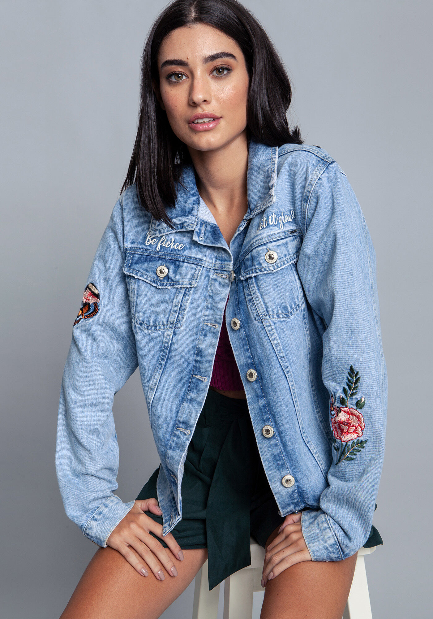 Preço jaqueta jeans clearance