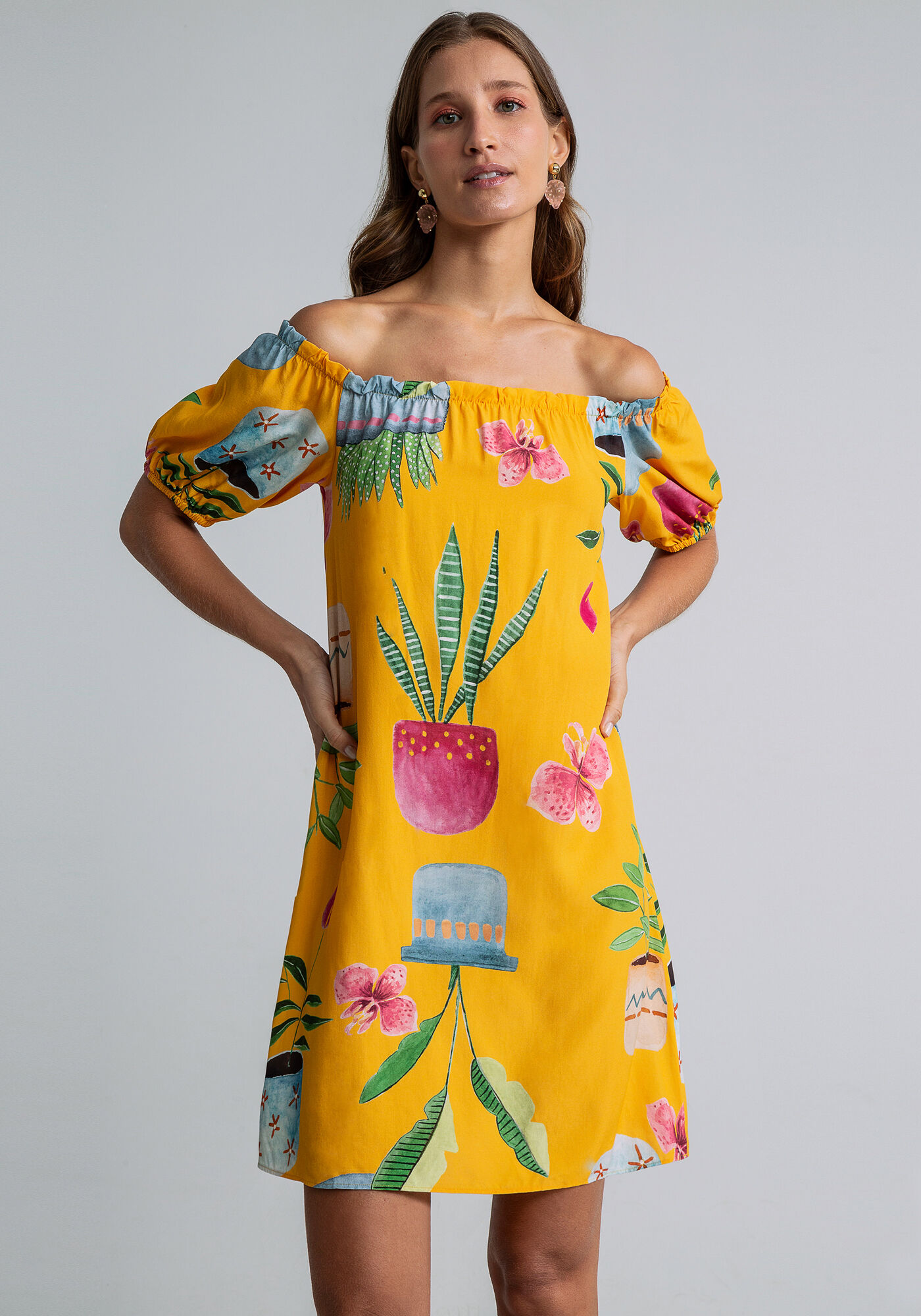 Vestido Ombro a Ombro Midi com Top, VARANDA, large.