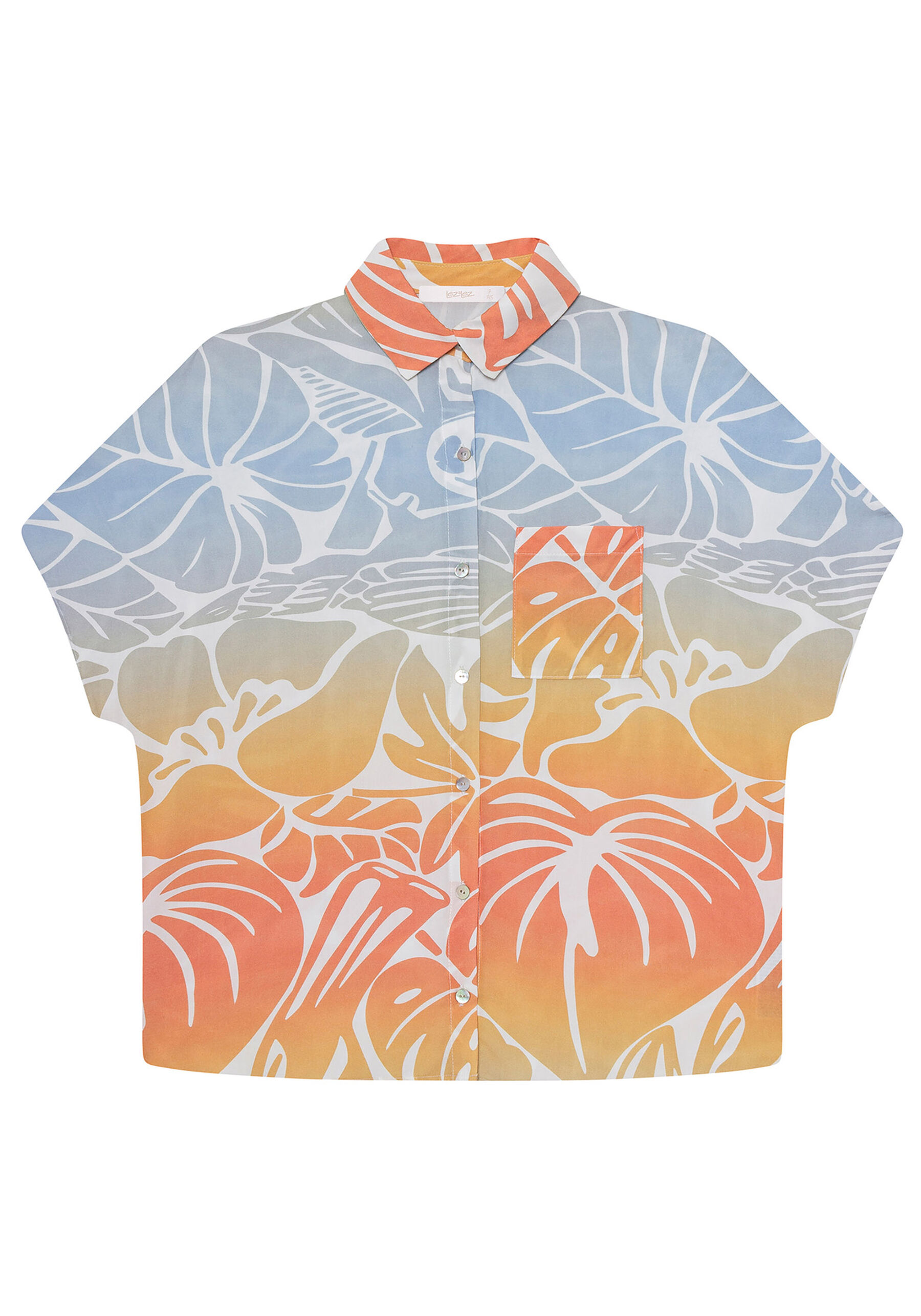 Camisa Tecido Rayon Bali Manga Curta, GRAVURA. Camisa Tecido Rayon Bali Manga Curta, GRAVURA, large.