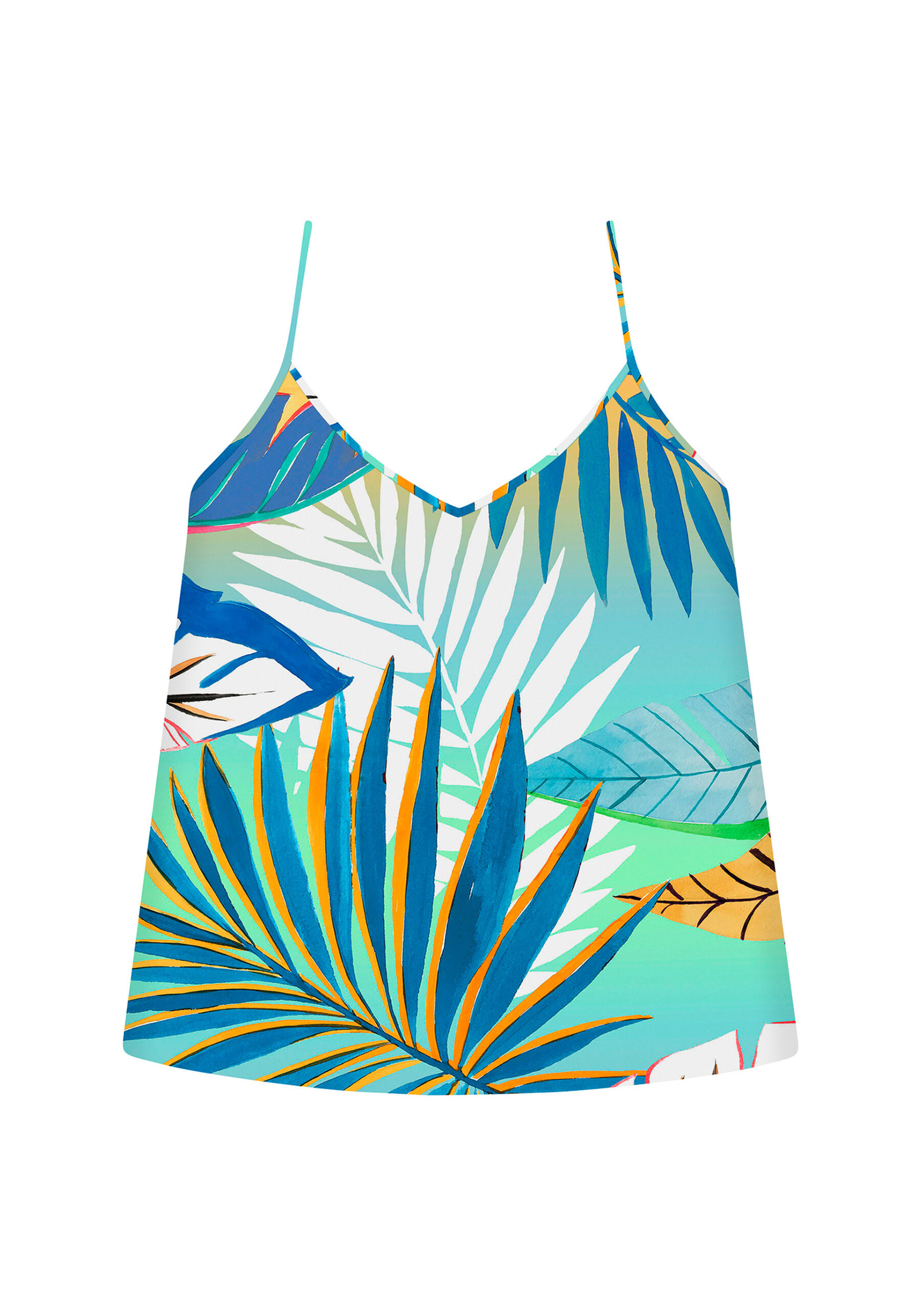 Blusa com Alças Estampa, . Blusa com Alças Estampa, , large.