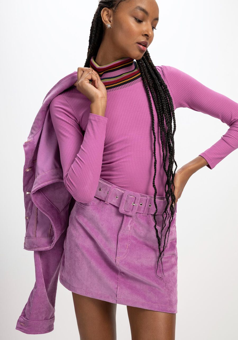 Blusa Manga Longa com Gola Alta Retilínea, VIOLETA TWIGG. Blusa Manga Longa com Gola Alta Retilínea, VIOLETA TWIGG, large.