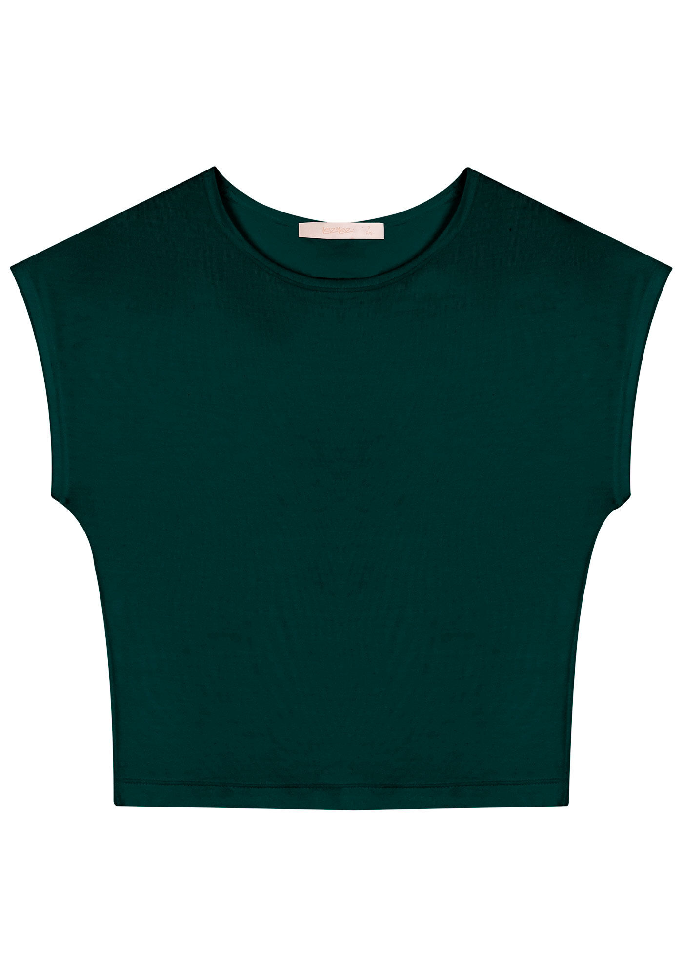 Blusa em Malha Modal Cropped Basic, , large.