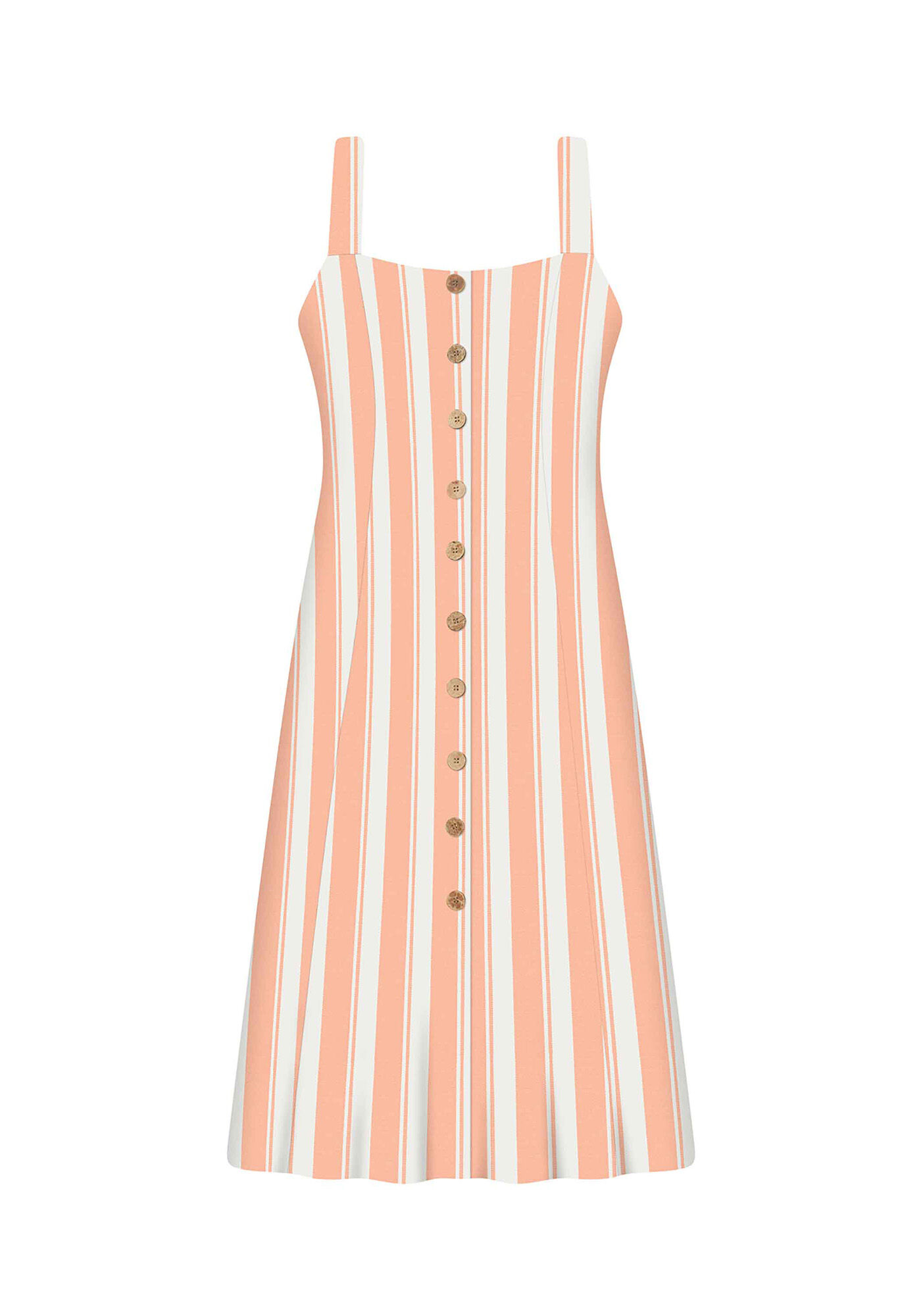 Vestido Tecido Cotton Satin Midi, , large.