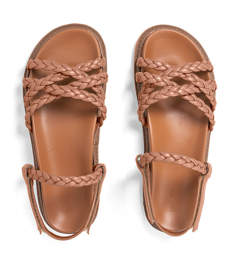 Sand&aacute;lia Papete com Tiras Tran&ccedil;adas, , large.