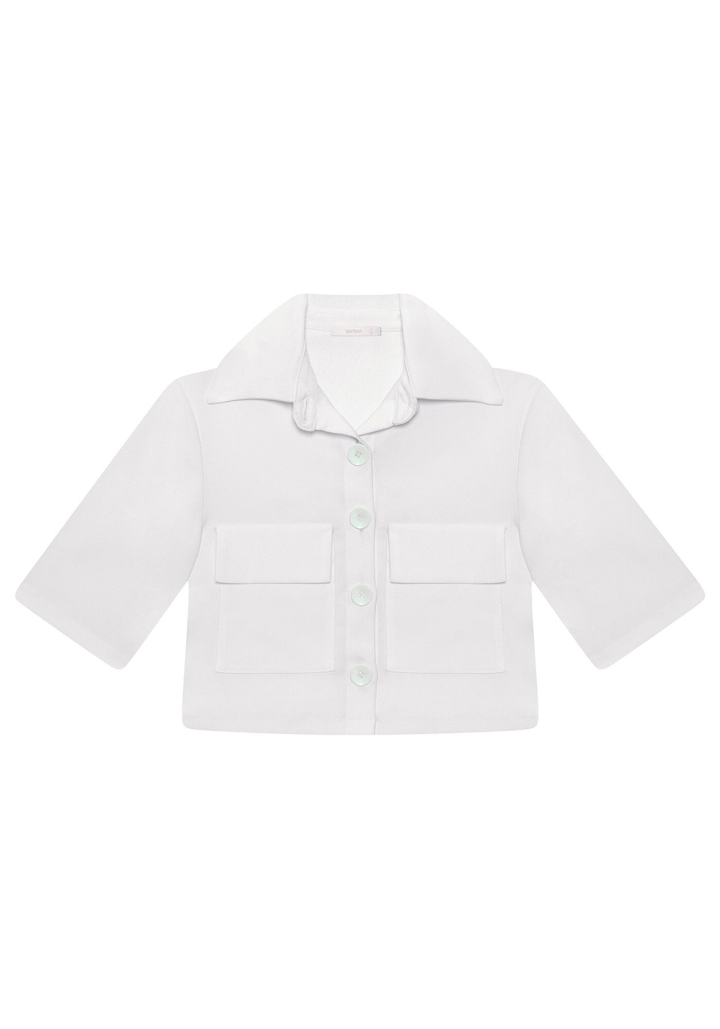 Camisa Cropped Oversized, , large.