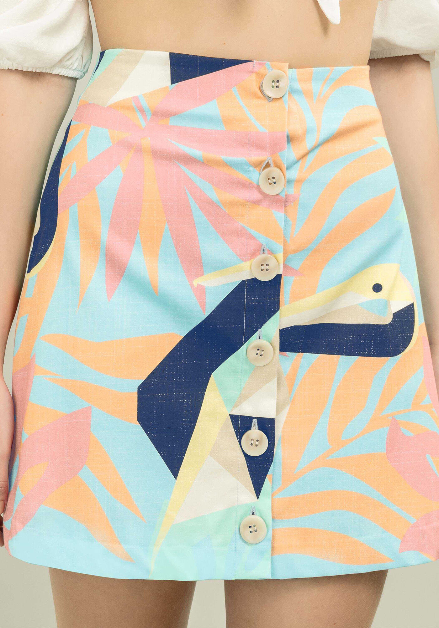 Saia Bot&otilde;es Estampa, , large.