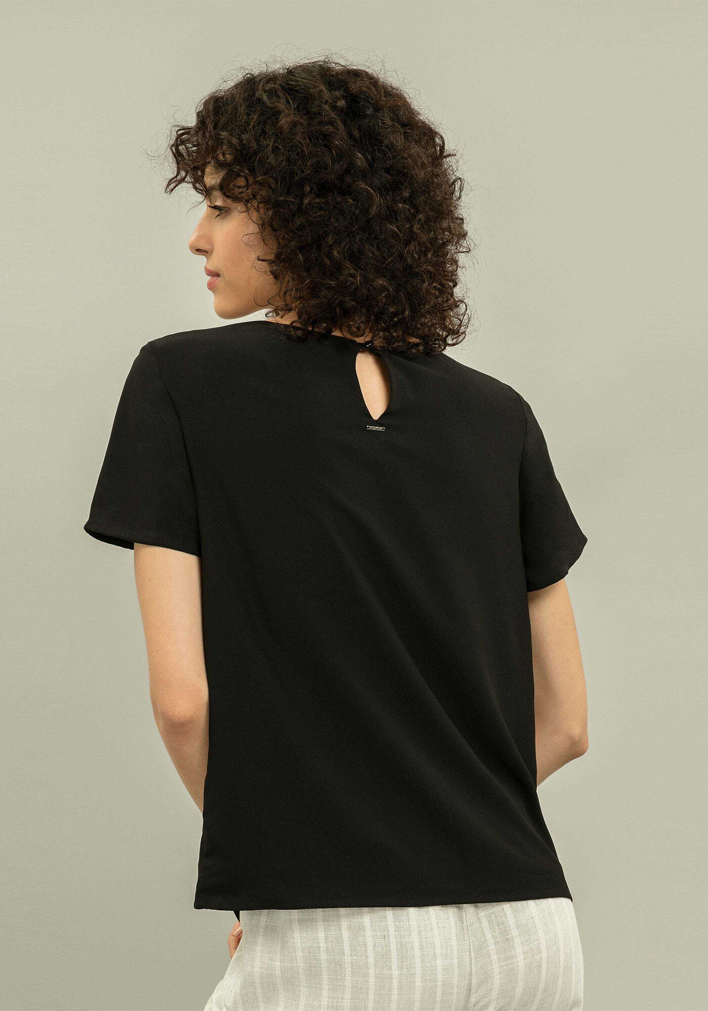 Blusa Recortes Transpassados, , large.