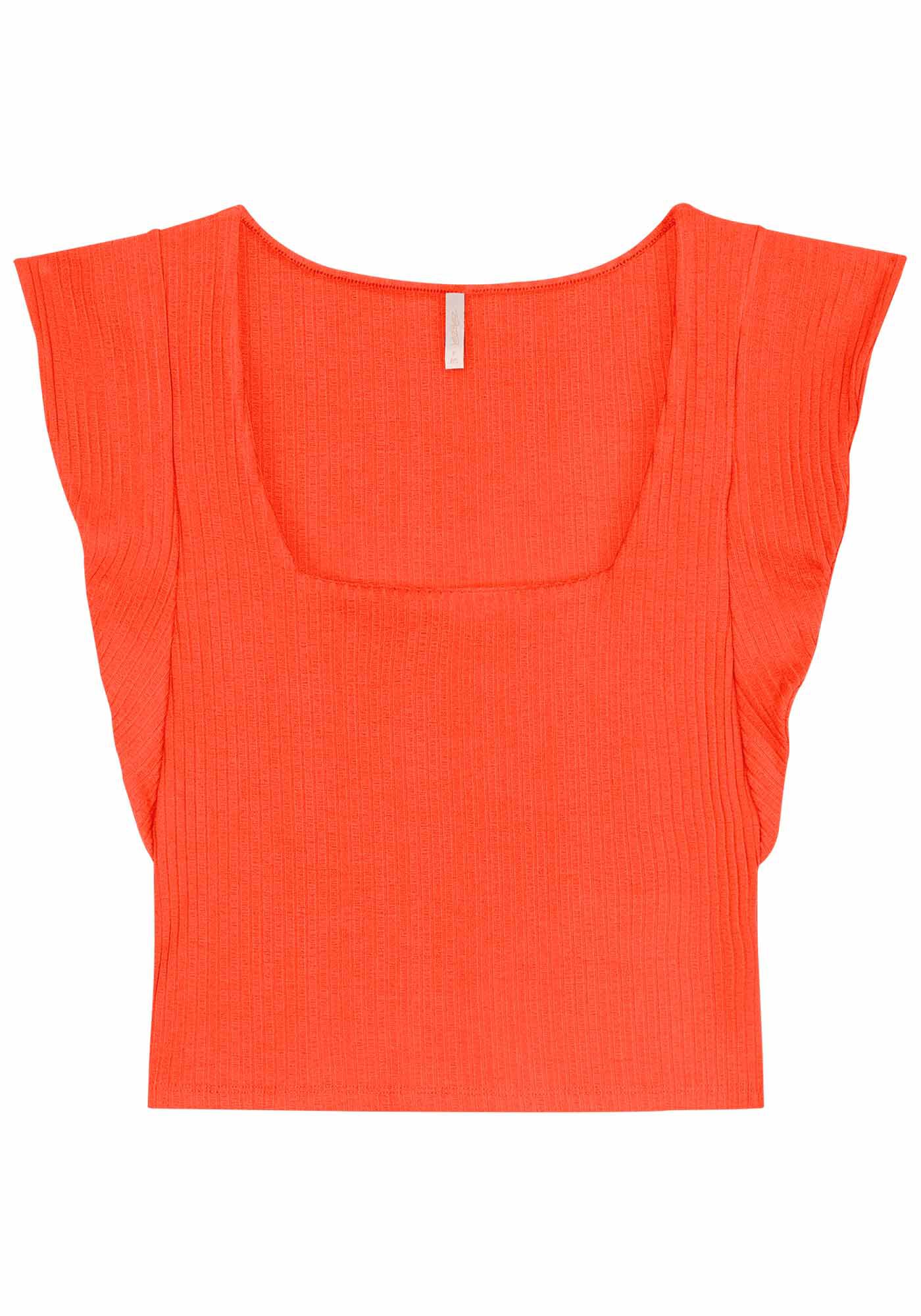 Blusa em Algod&atilde;o Respons&aacute;vel com Decote Quadrado, , large.