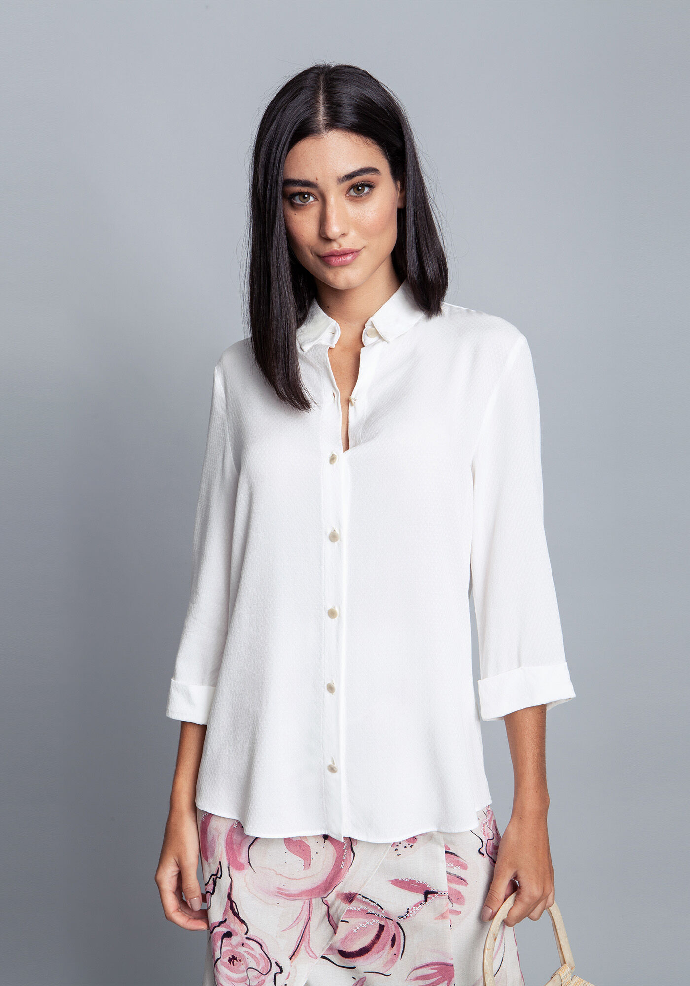 Camisa Tecido Rayon Stars Manga Curta, , large.