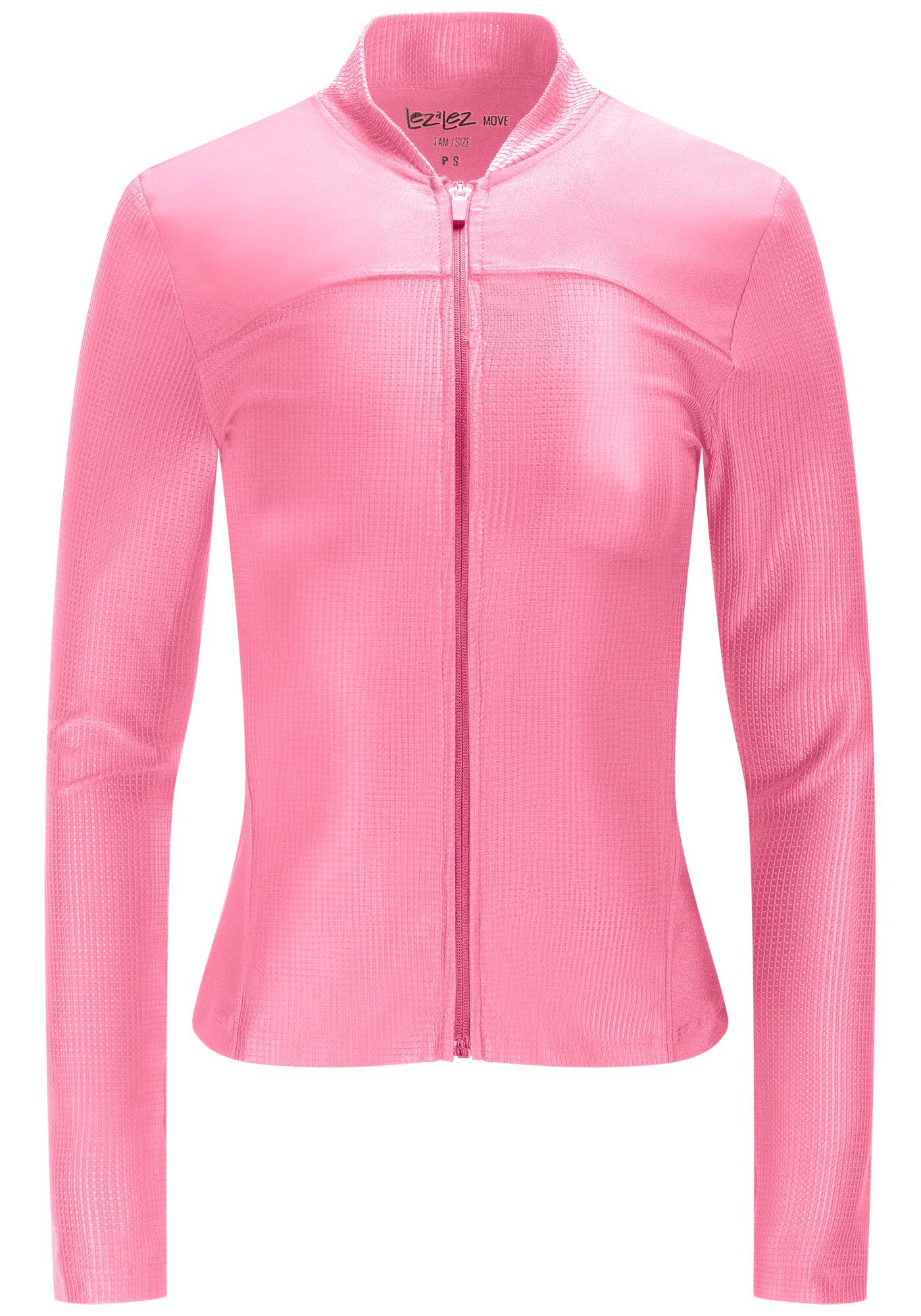 Jaqueta Gola Alta MOVE Fitness Texturizada, , large.